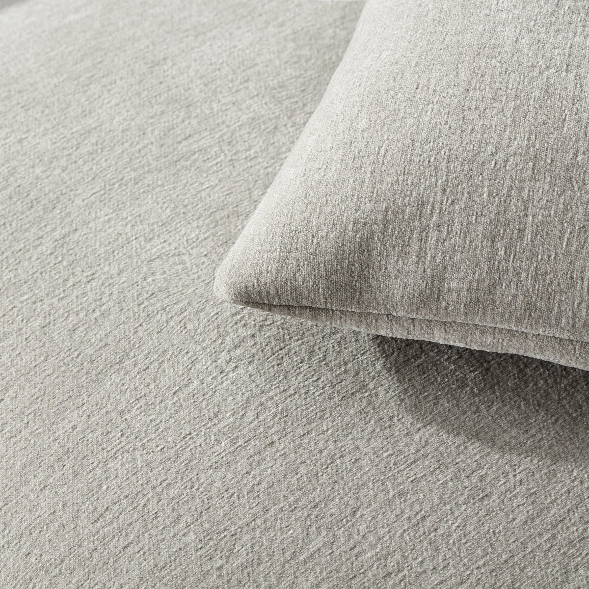 Sereen Fabric Ottoman, Taupe - Image 6
