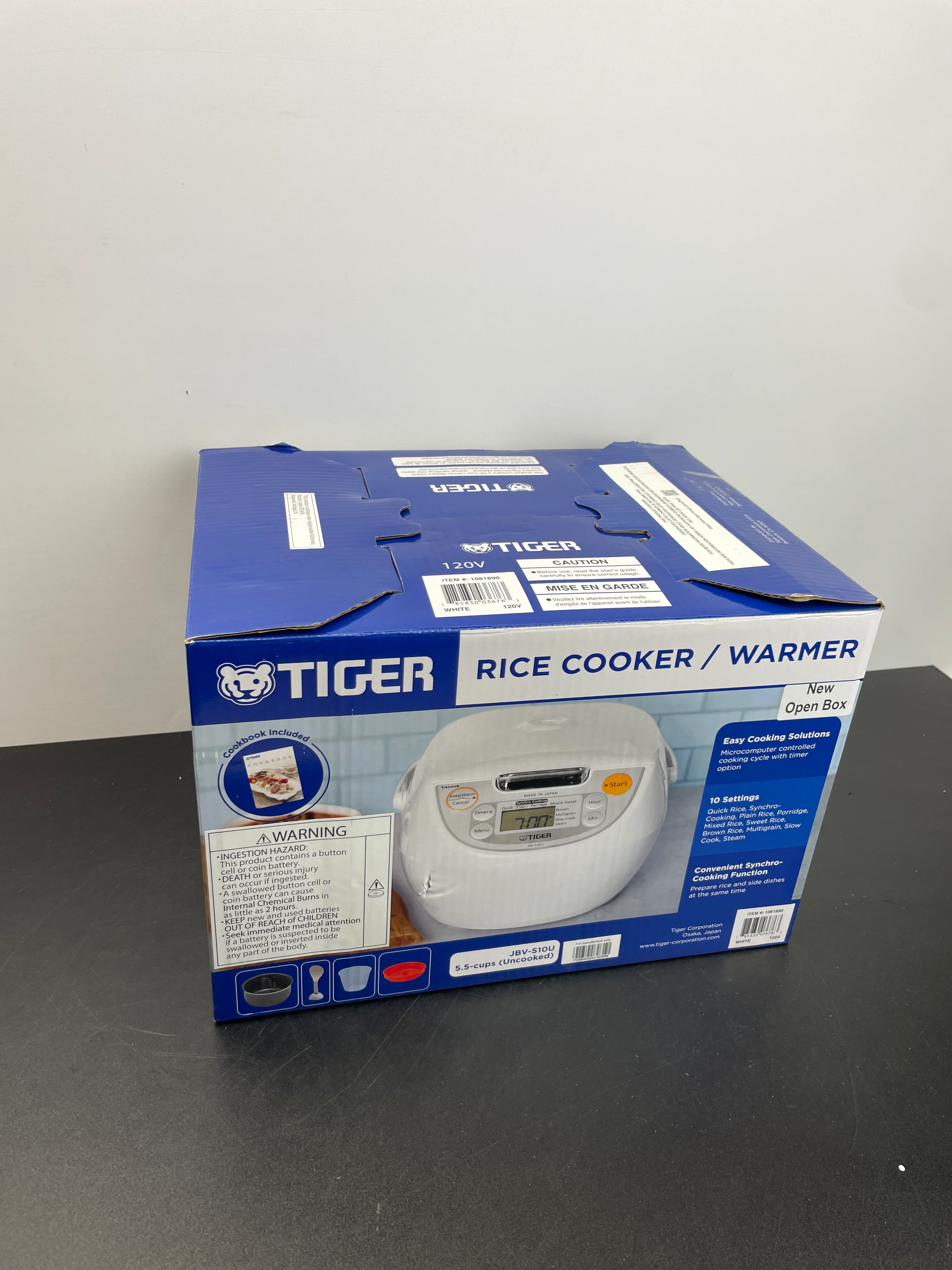 NEW - Tiger 5.5 Cup Rice Cooker - Image 3