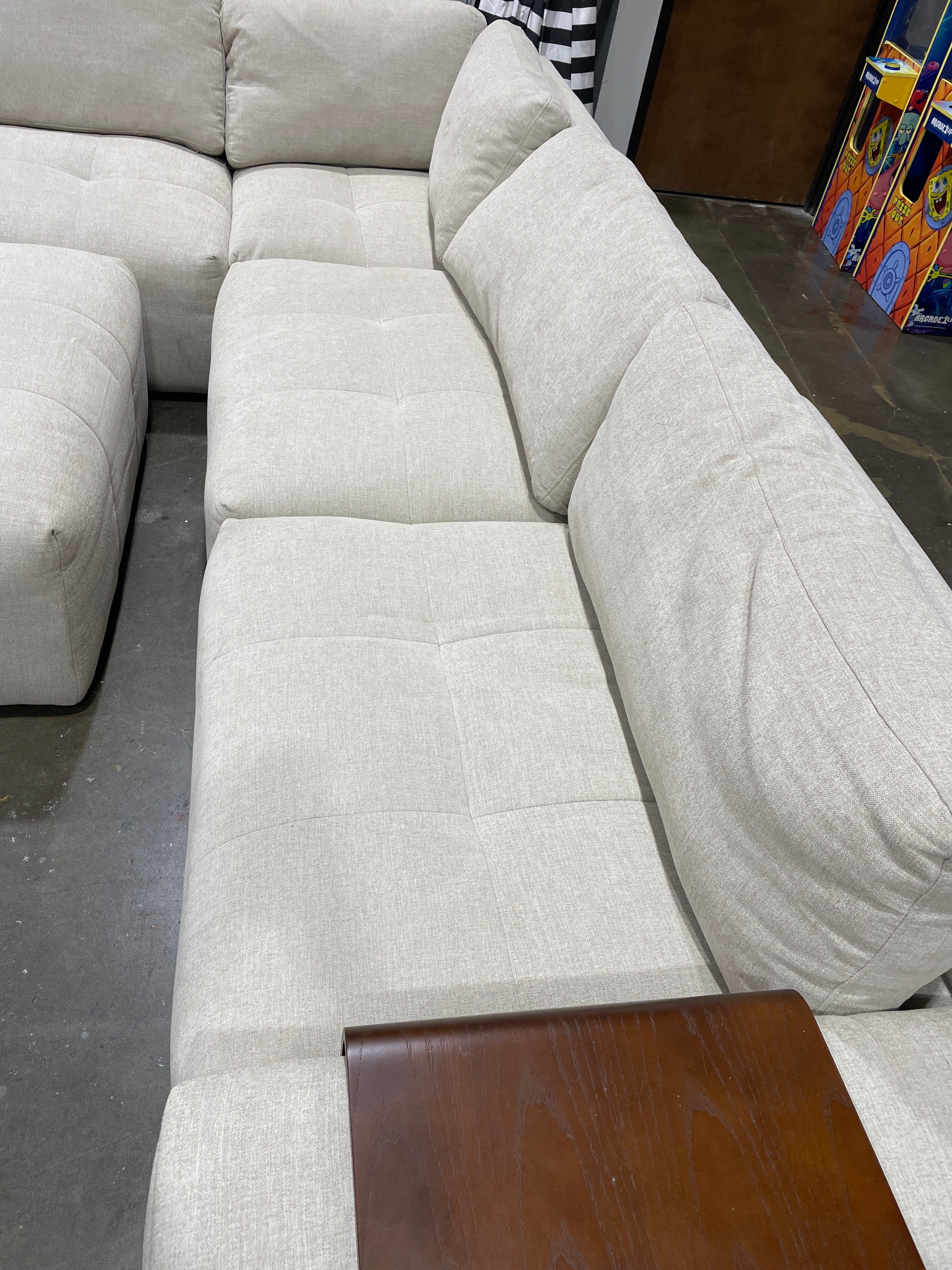 Paige 6-piece Modular Fabric Sectional - Image 8