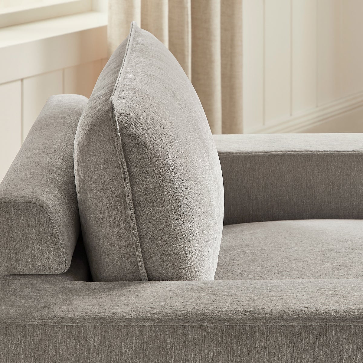 Sereen Fabric Swivel Accent Chair, Taupe - Image 4