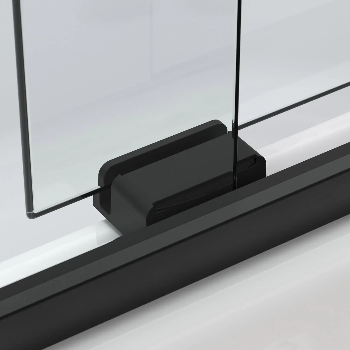 Kohler Tellin Shower Door - Black 78 in. x 59 in - Image 7