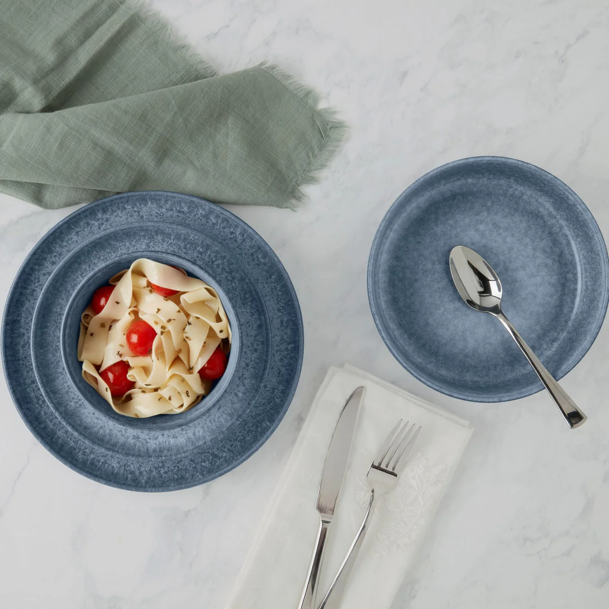Denmark 16-piece Dinnerware Set - Blue - Image 5