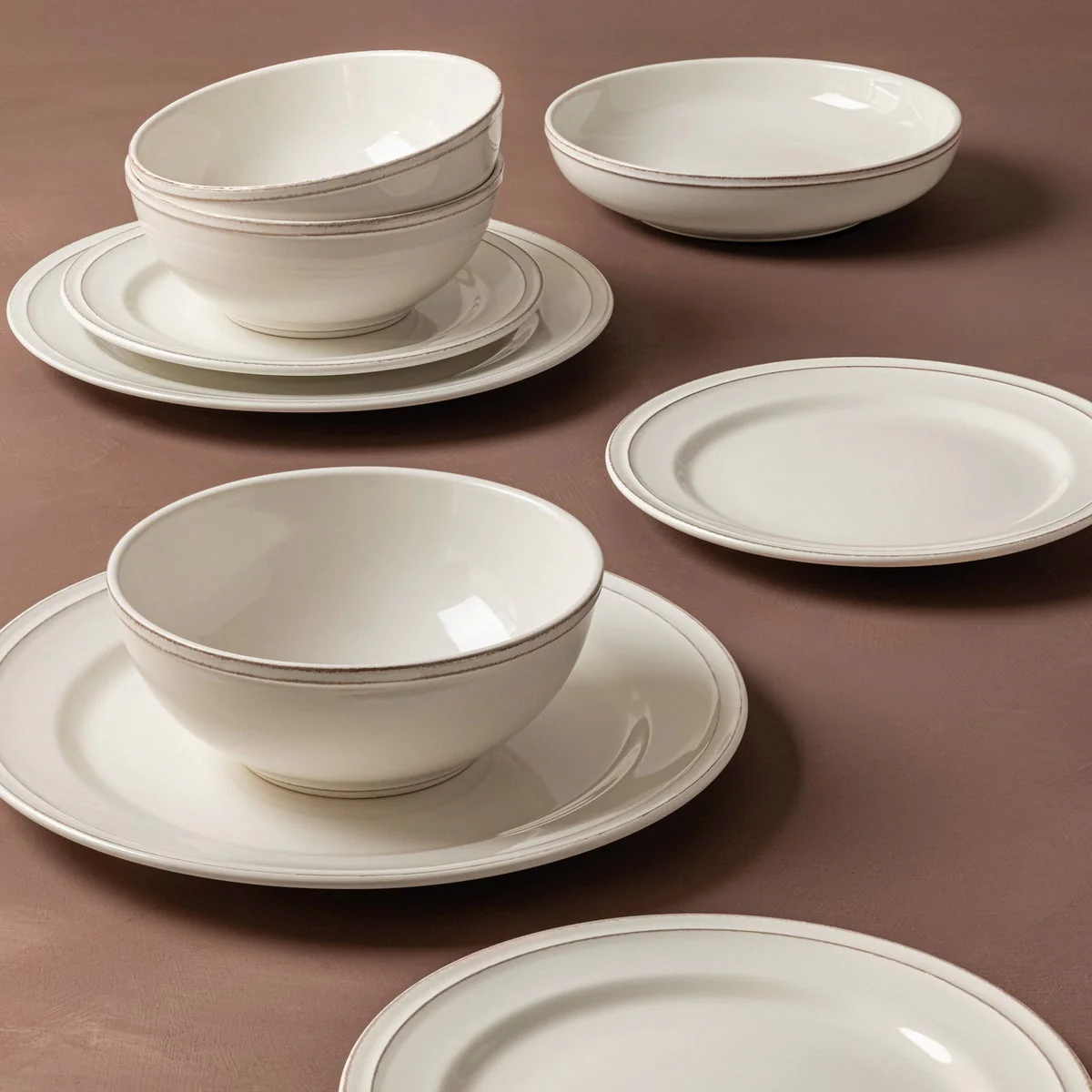 Over&Back Lake Como 16-piece Dinnerware Set In Ivory - Image 4