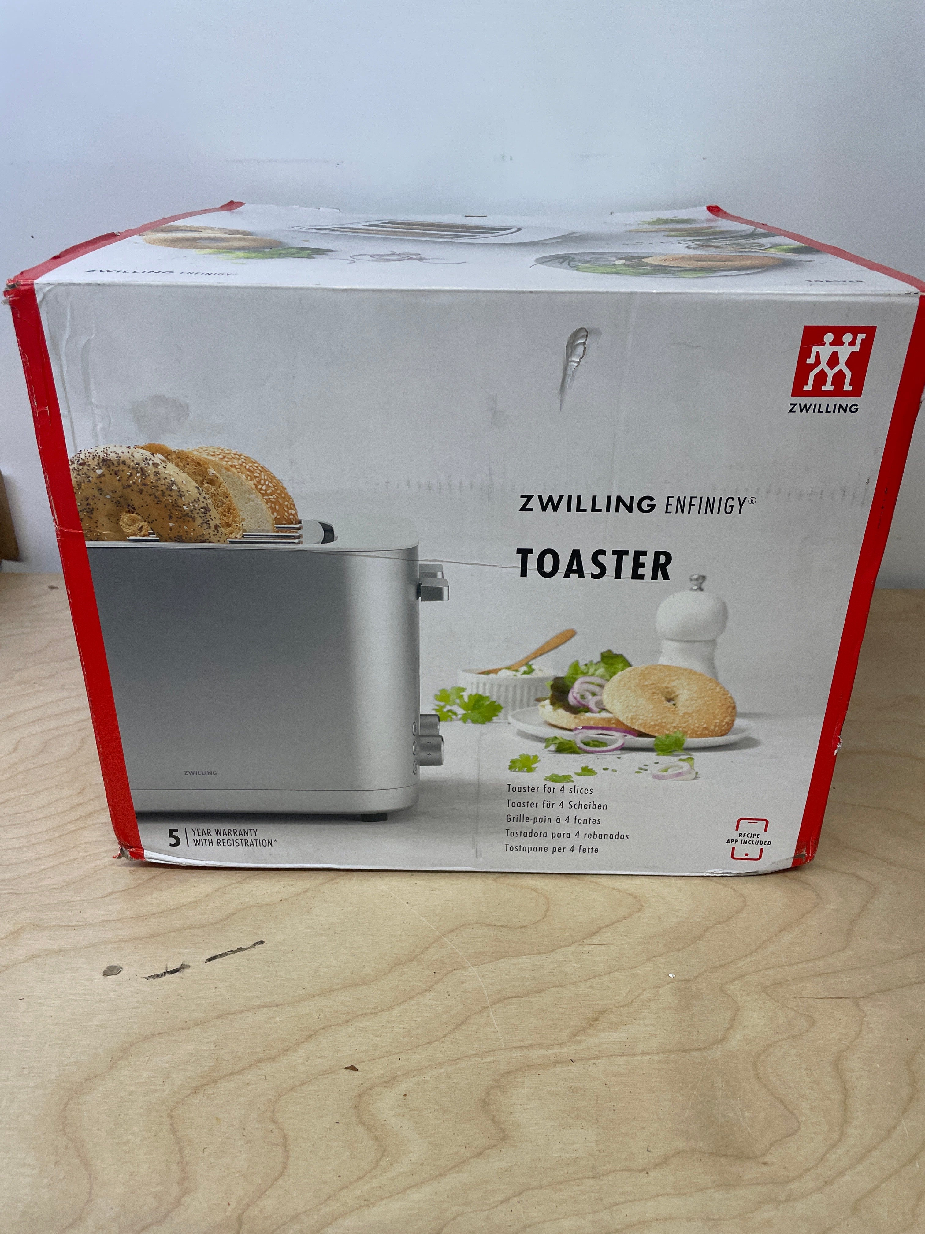 Zwilling Enfinigy 4-slice Toaster