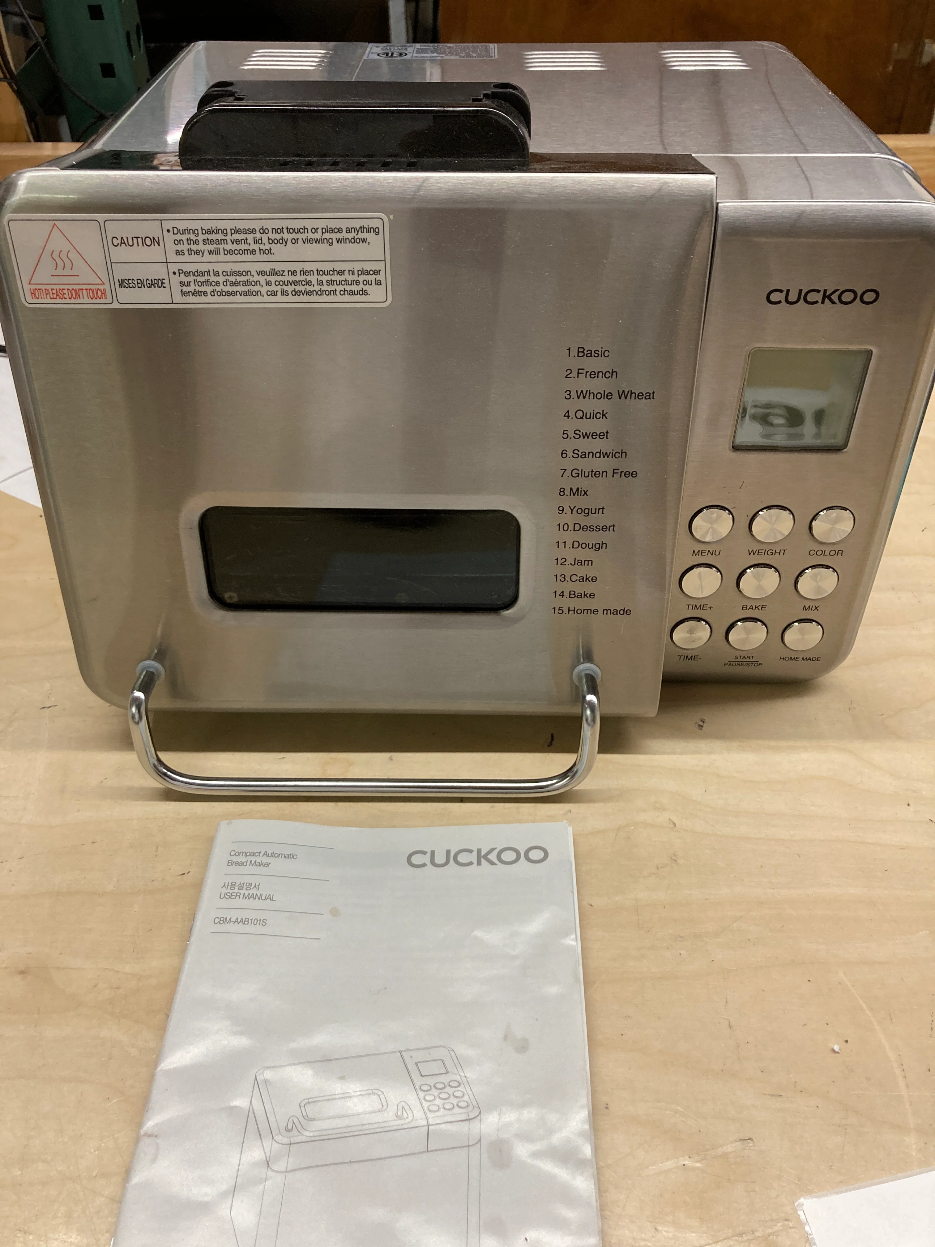 Like NEW - Cuckoo 2 lb. Multifunctional Bread Maker - Retail $89 - Image 4