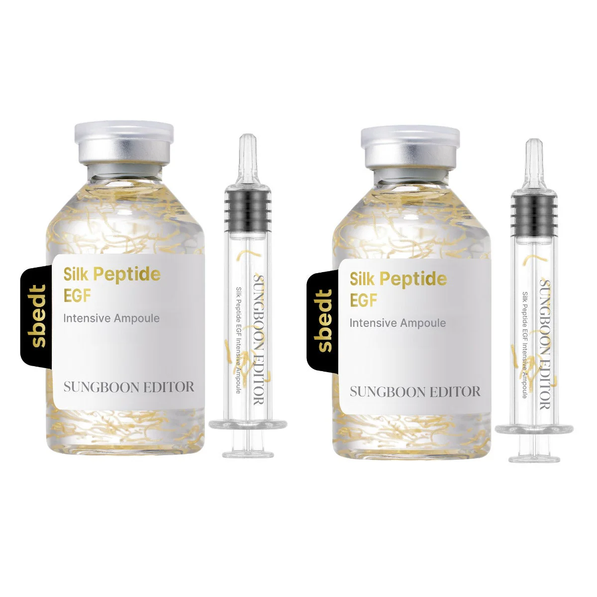 Sungboon Editor Silk Peptide EGF Intensive Ampoule, 1.35 fl oz, 2-pack