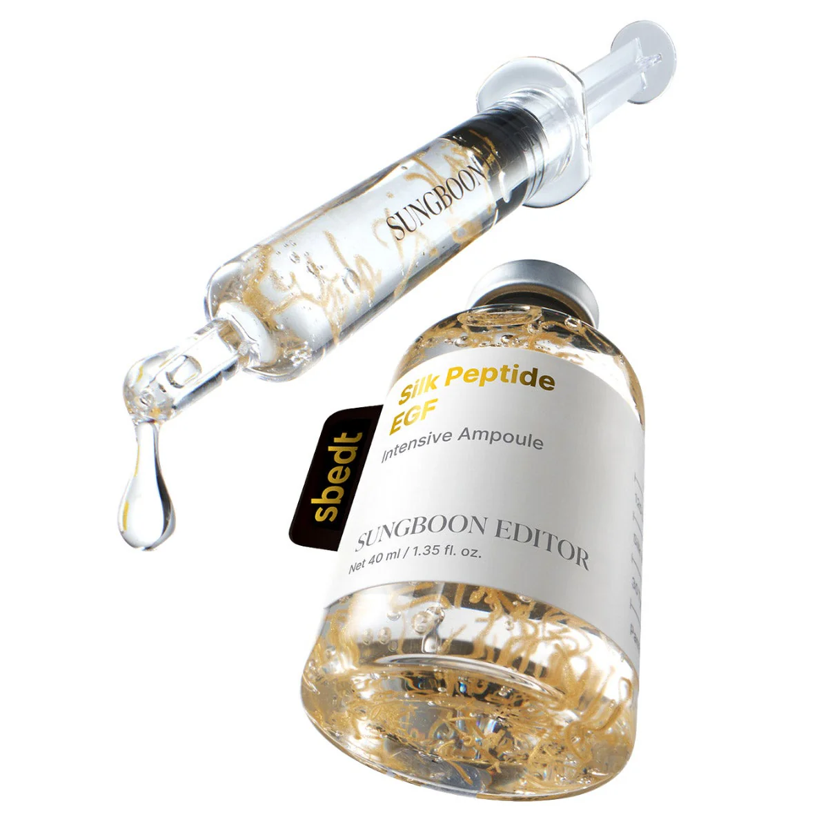 Sungboon Editor Silk Peptide EGF Intensive Ampoule, 1.35 fl oz, 2-pack - Image 2