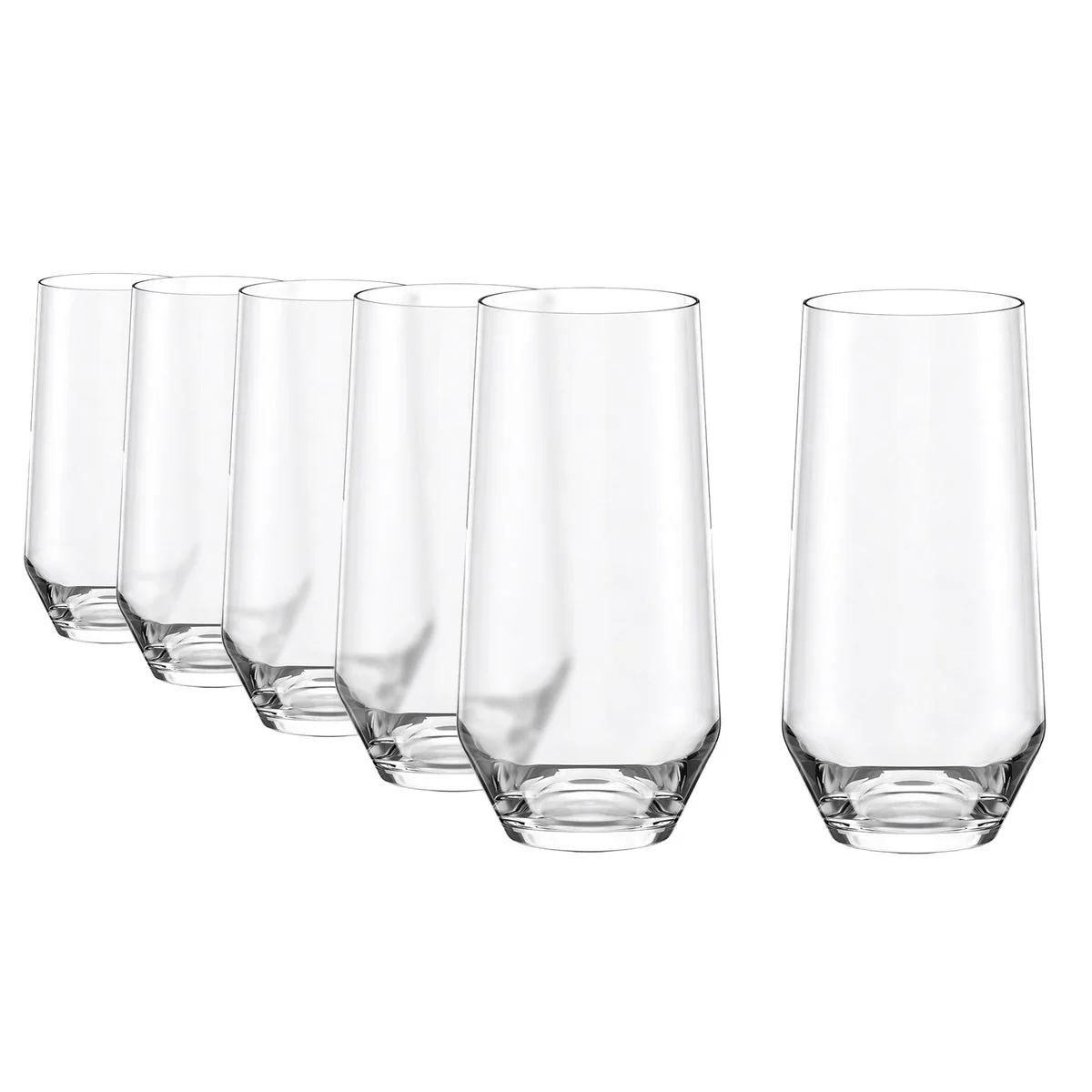 Stölzle Lausitz Revolution Long Drink Crystal Glass, Set of 6 - Image 4