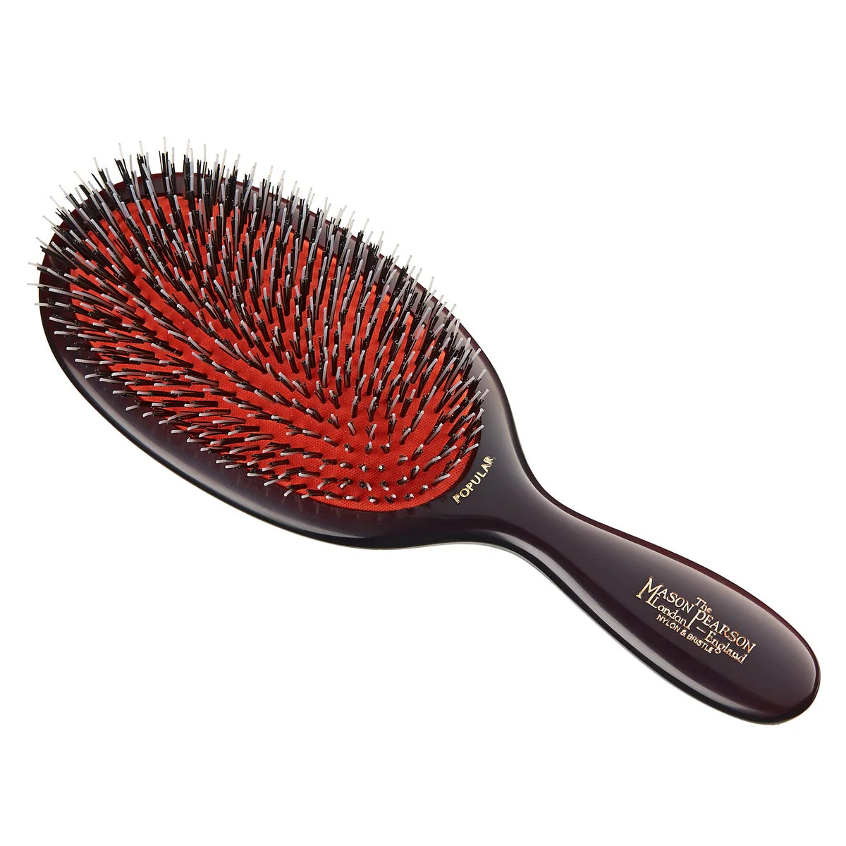 Mason Pearson Popular Bristle and Nylon Hairbrush, BN1 - Image 2