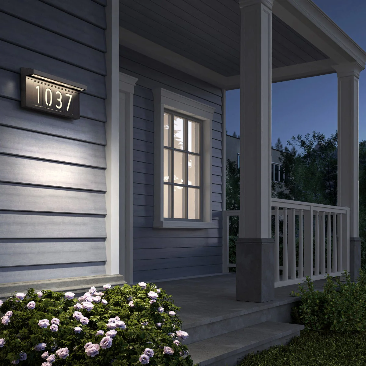Artika Bowen Solar LED Address Wall Light - Image 3