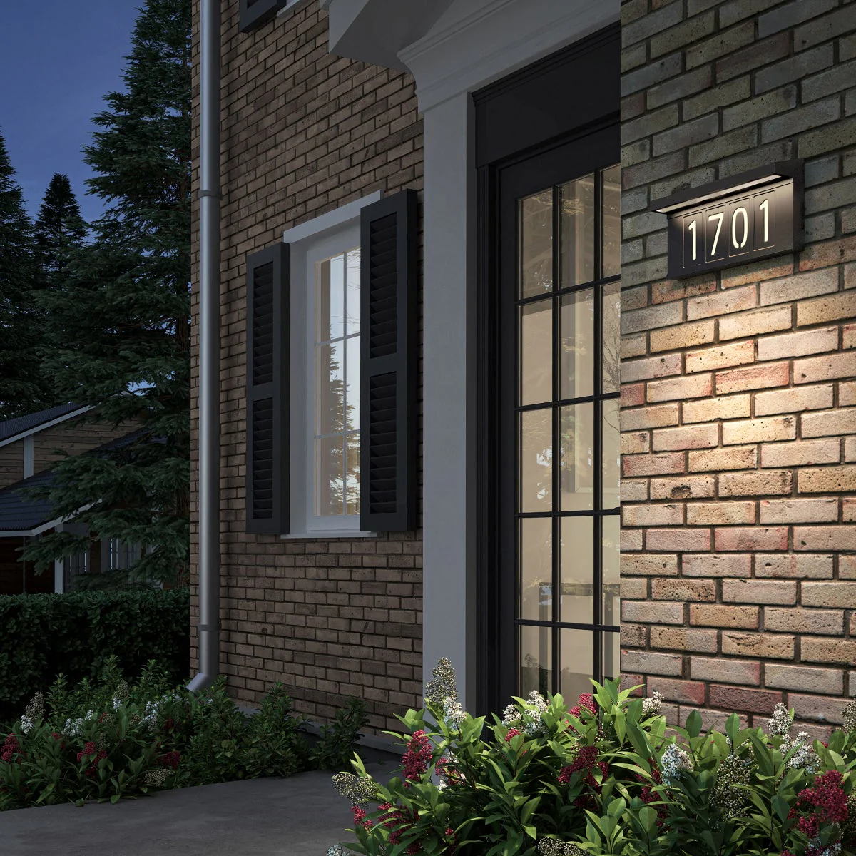 Artika Bowen Solar LED Address Wall Light - Image 4