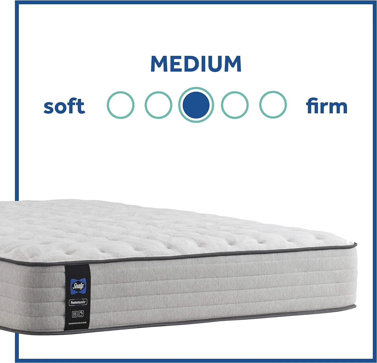 NEW - Sealy Posturepedic Spring Summer Rose Medium Feel Mattress, California King - Retail $1299 - Image 8