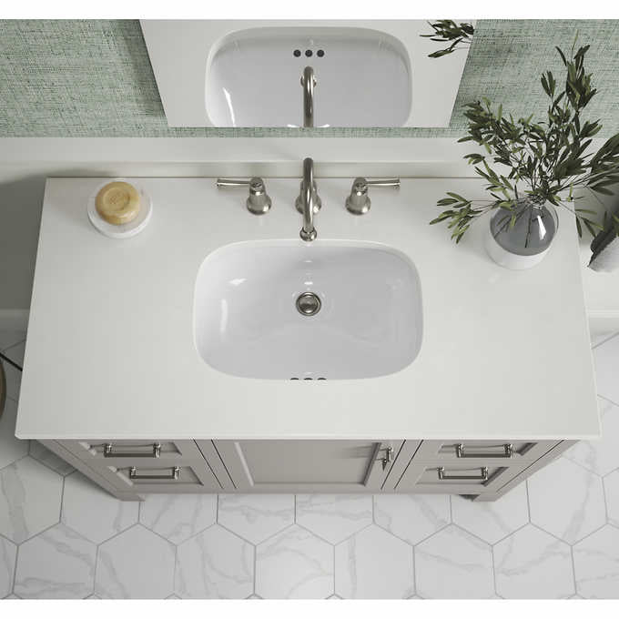 NEW - Costco - Kohler Tellin 42" Bath Vanity in Gray - Retail $1399 - Image 6