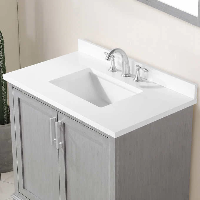 NEW - Costco - OVE Decors Broadway 36" Bath Vanity in Gray - Retail $899 - Image 3