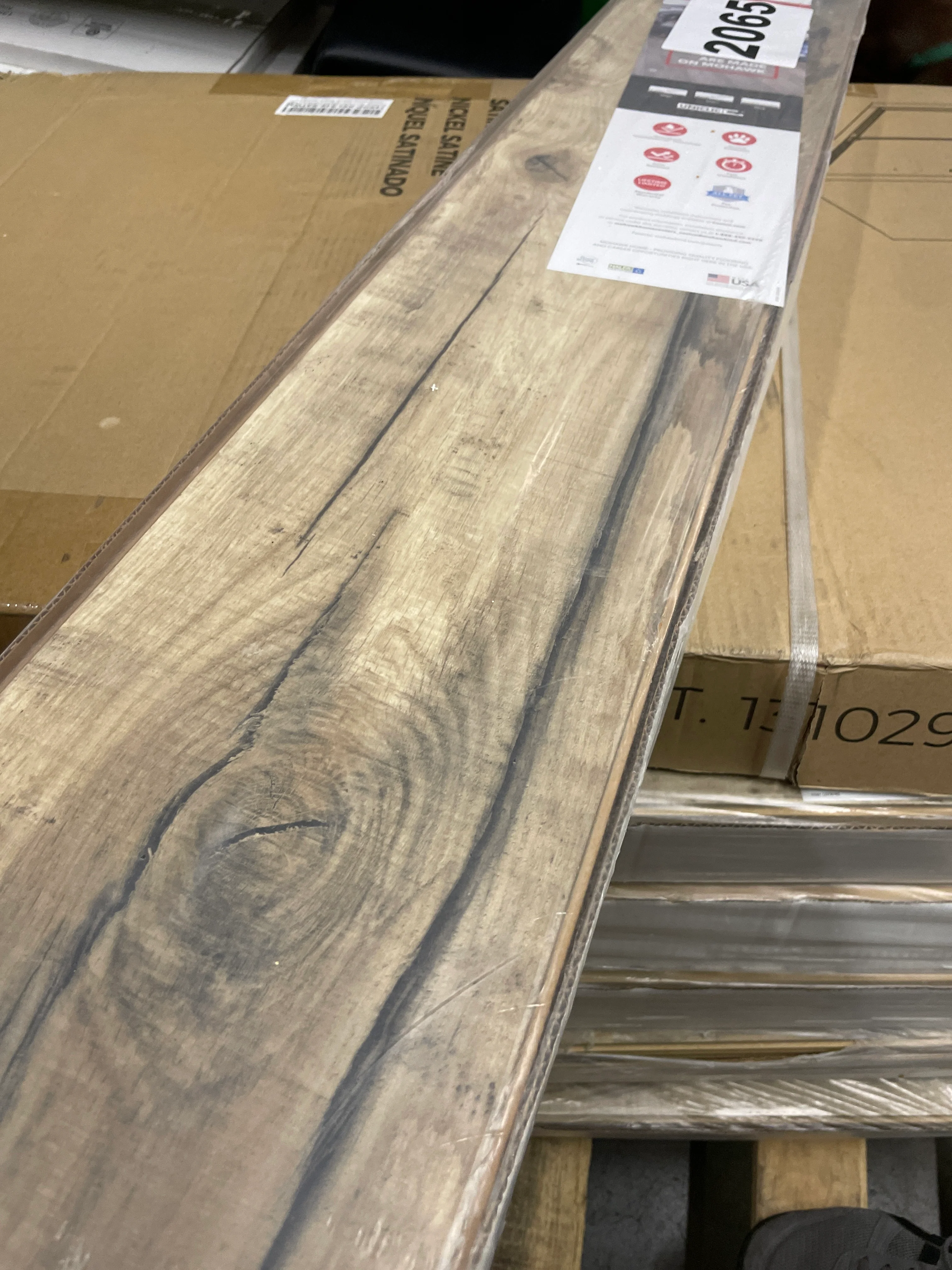 Costco - 6 Boxes - Mohawk Home Laurel Canyon Oak Waterproof Laminate 12mm Thick Plank With 2mm Attached Pad - Retail $276