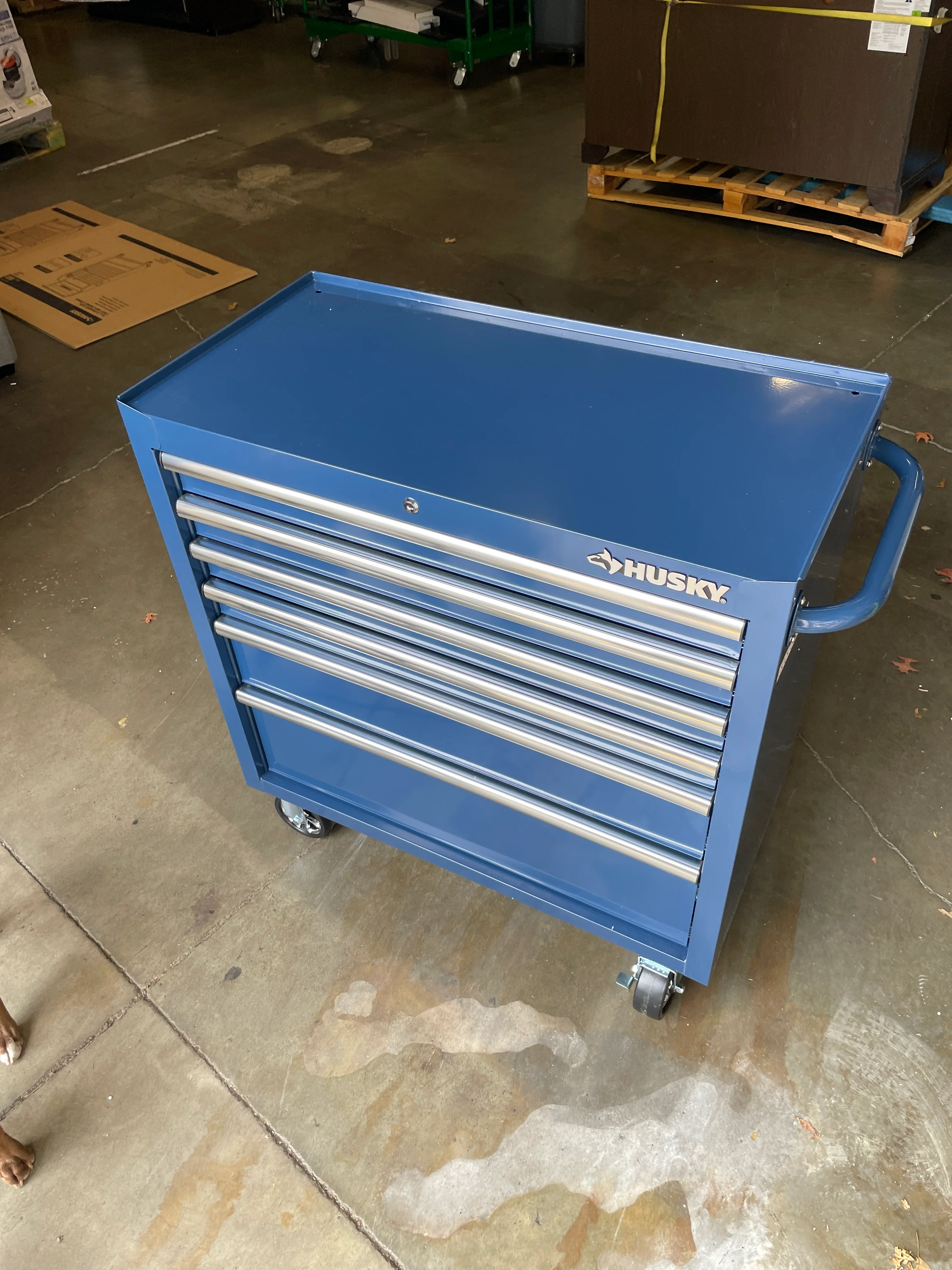 NEW IN BOX - Husky 36" 6-Drawer Blue Tool Chest - Retail $499 - Image 4