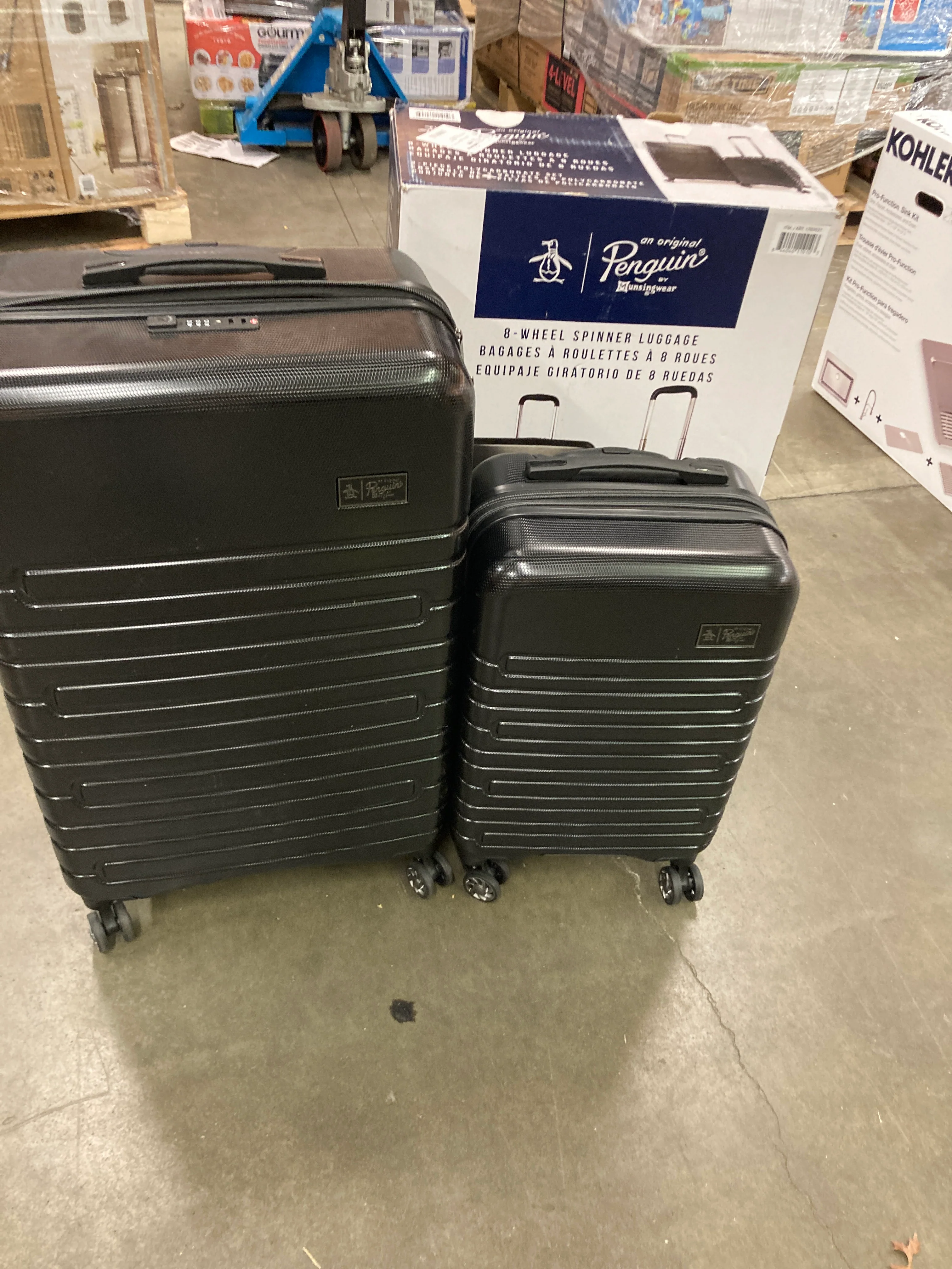 Costco - 2-Piece Original Penguin Keeper Luggage Set - Retail $199 - Image 2