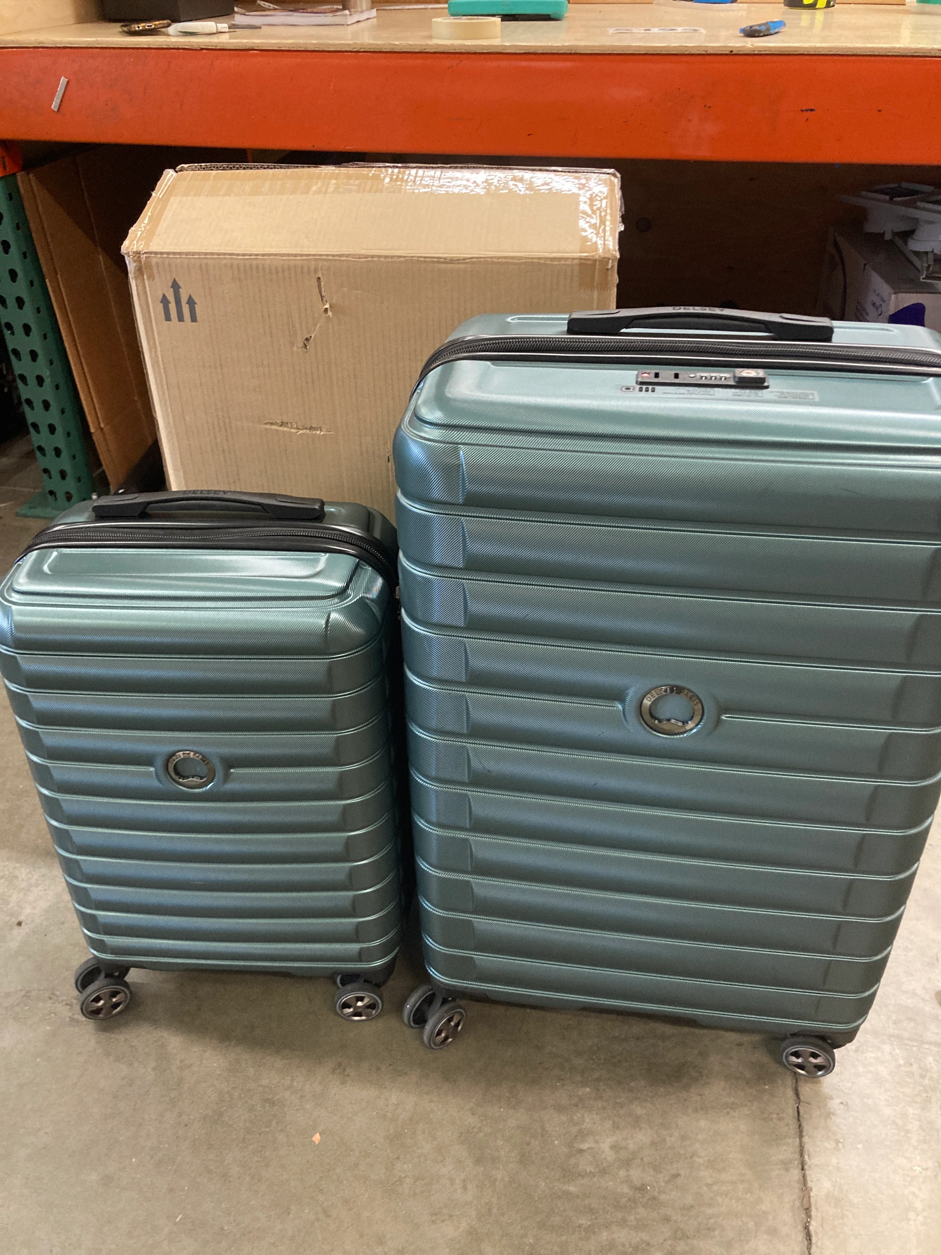 Costco - Delsey Green Paris 2-Piece Hardside Set