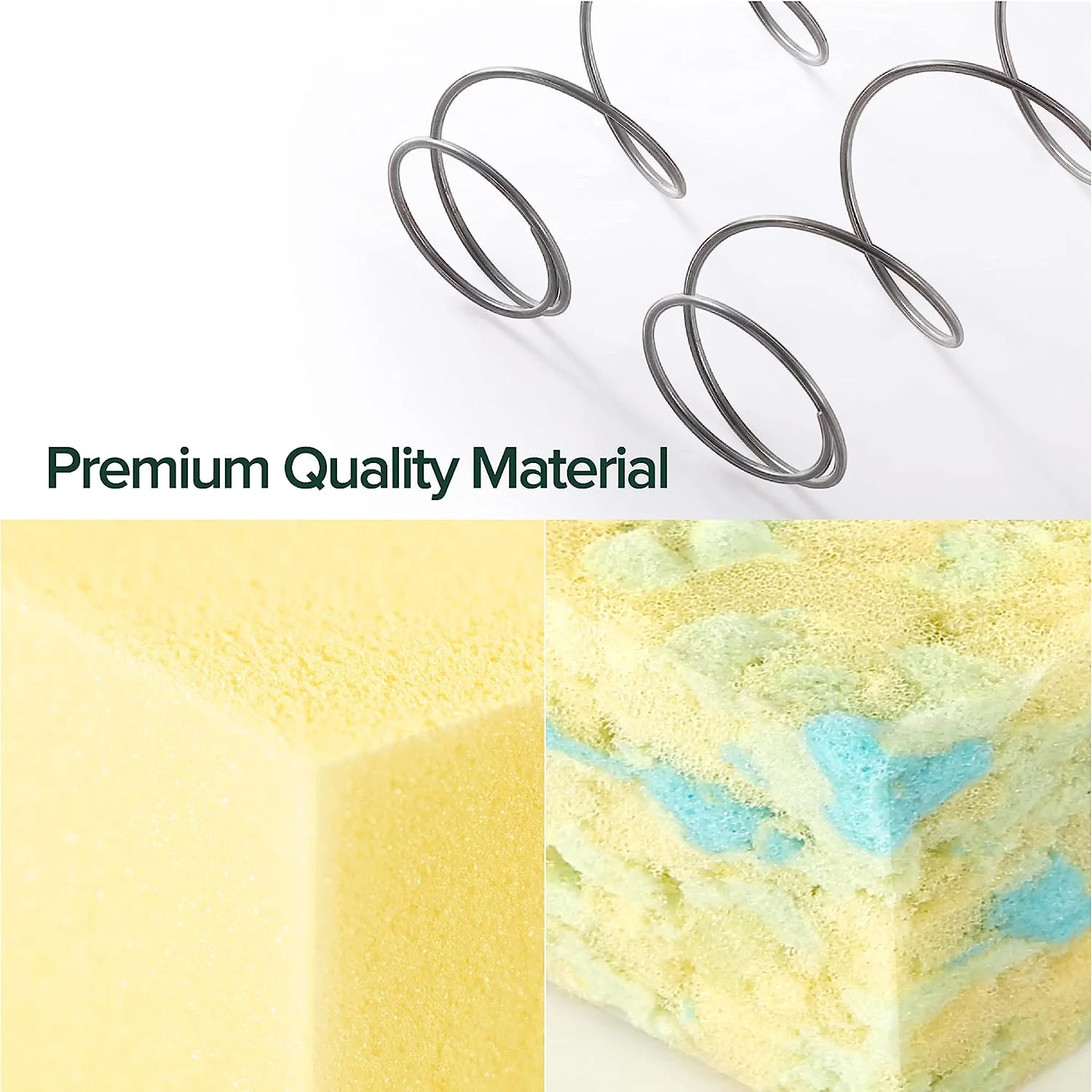 NEW - Zinus 12 Inch Foam and Spring Mattress / CertiPUR-US Certified Foams / Mattress-in-a-Box, Queen - Image 3