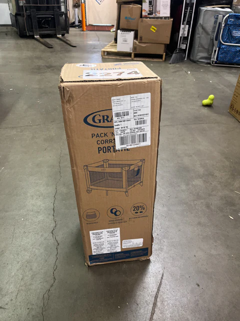 NEW - Graco Pack and Play Portable Playard, Push Button Compact Fold, Carnival - Retail $69 - Image 2