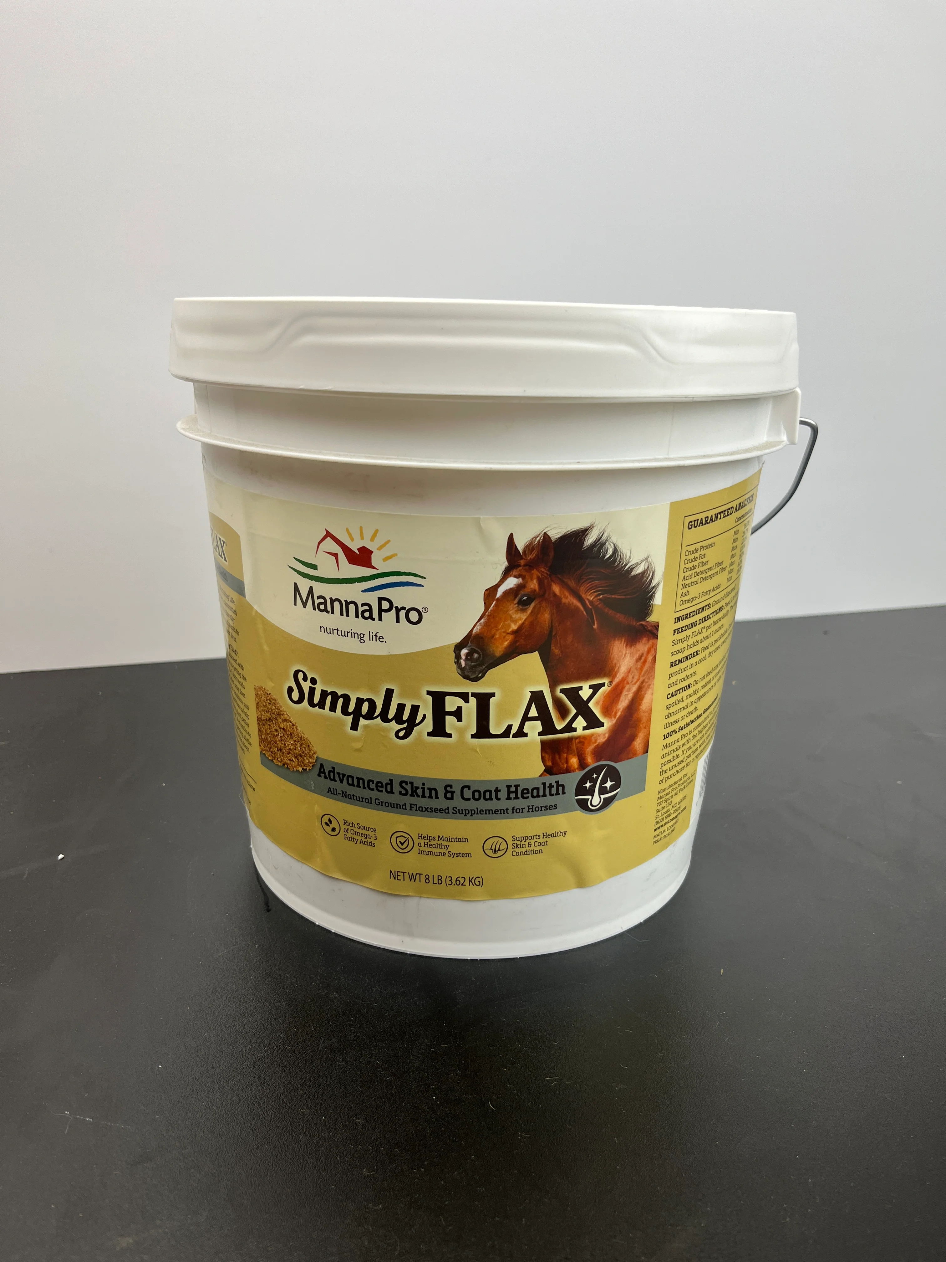 NEW - Manna Pro Simply Flax for Horses | Omega-3 Fatty Acids from Flaxseed | 8 Pounds - Retail $31 - Image 3