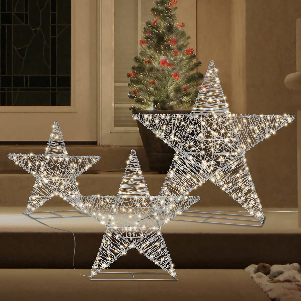 NEW - Costco - LED Stars 3-piece Set - Retail $49.97 - Image 7