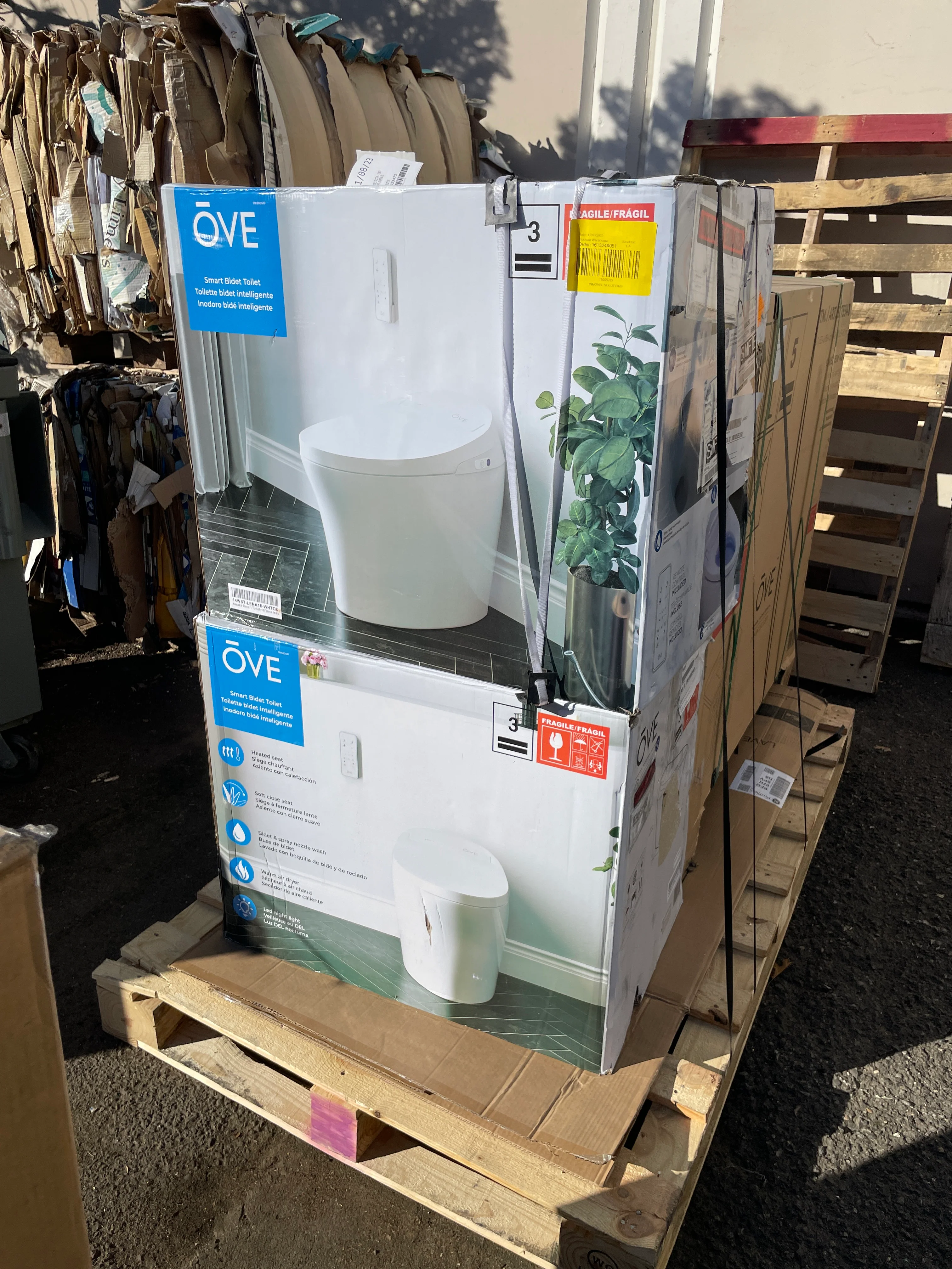 NEW - Costco - OVE Decors Awake Tankless Smart Bidet Toilet with Remote Control - Retail $1499 - Image 2