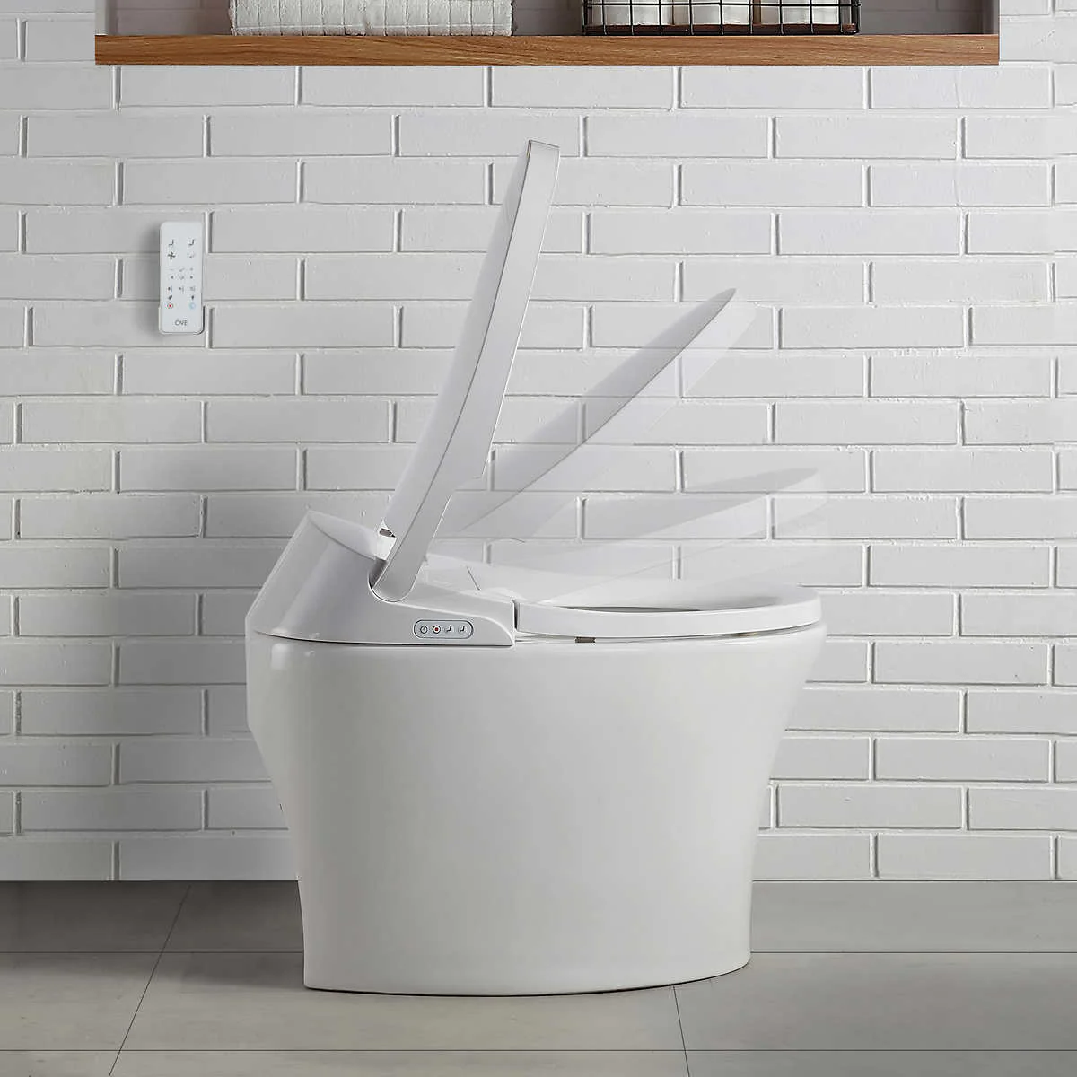 NEW - Costco - OVE Decors Awake Tankless Smart Bidet Toilet with Remote Control - Retail $1499 - Image 3