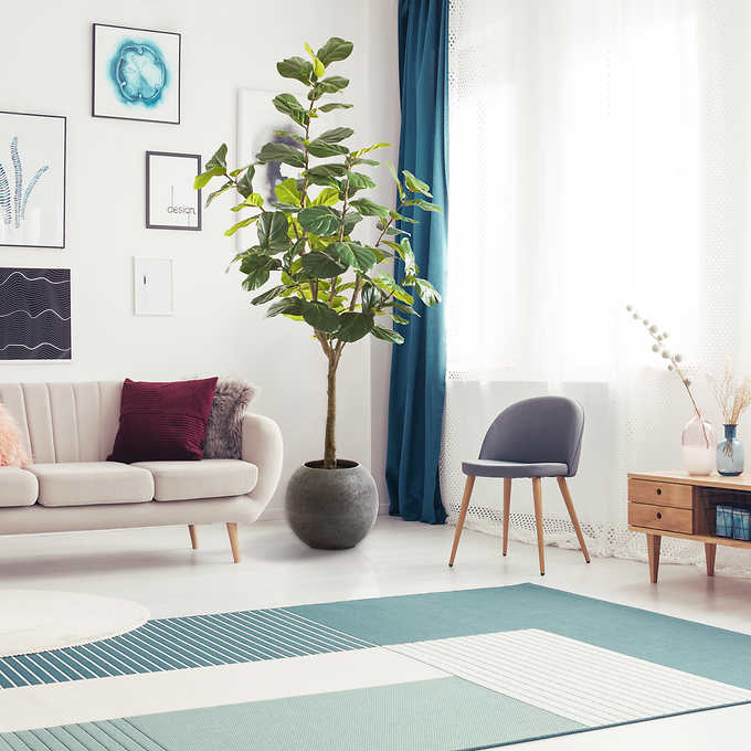 Costco - Artificial 3.05 m (10 ft.) Fiddle Leaf Fig Tree with Planter - Retail $379 - Image 9