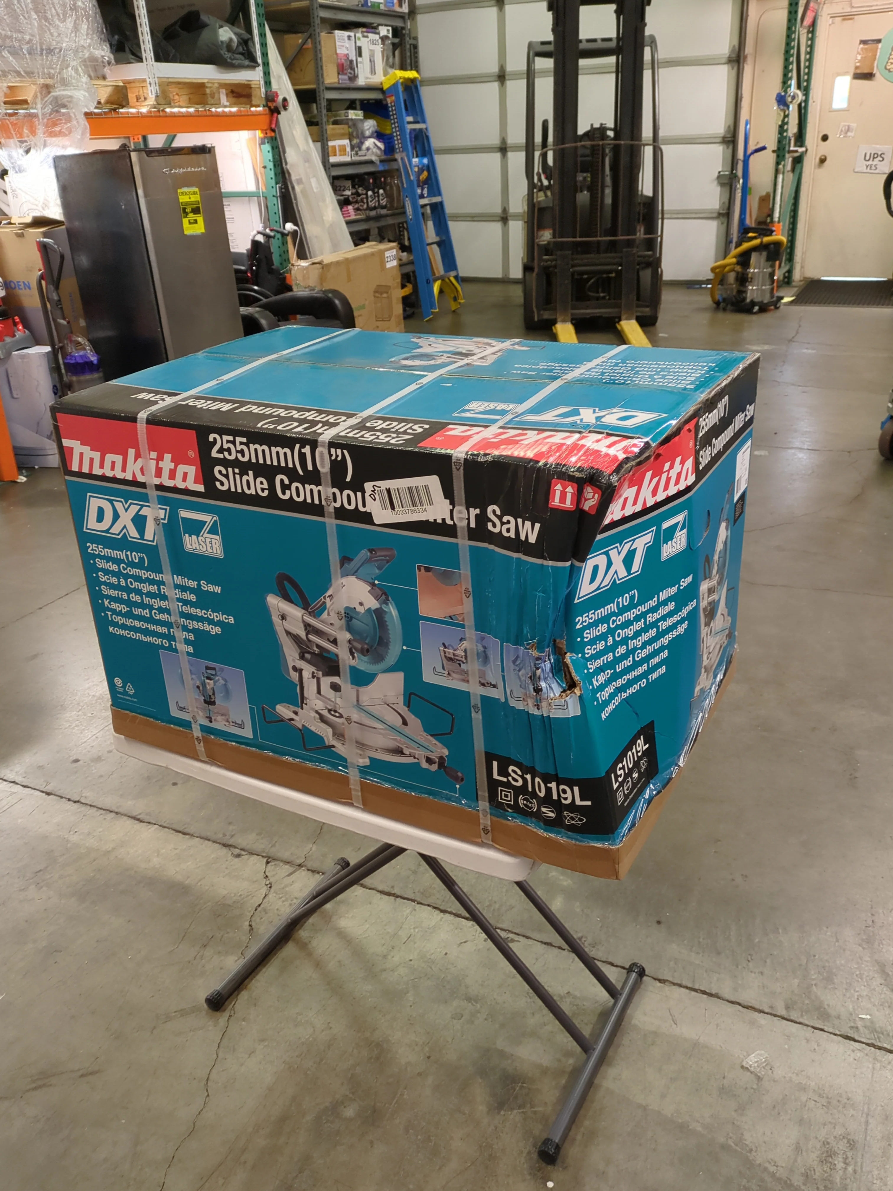 NEW - Makita LS1019L 10" Dual-Bevel Sliding Compound Miter Saw with Laser - Retail $739 - Image 2