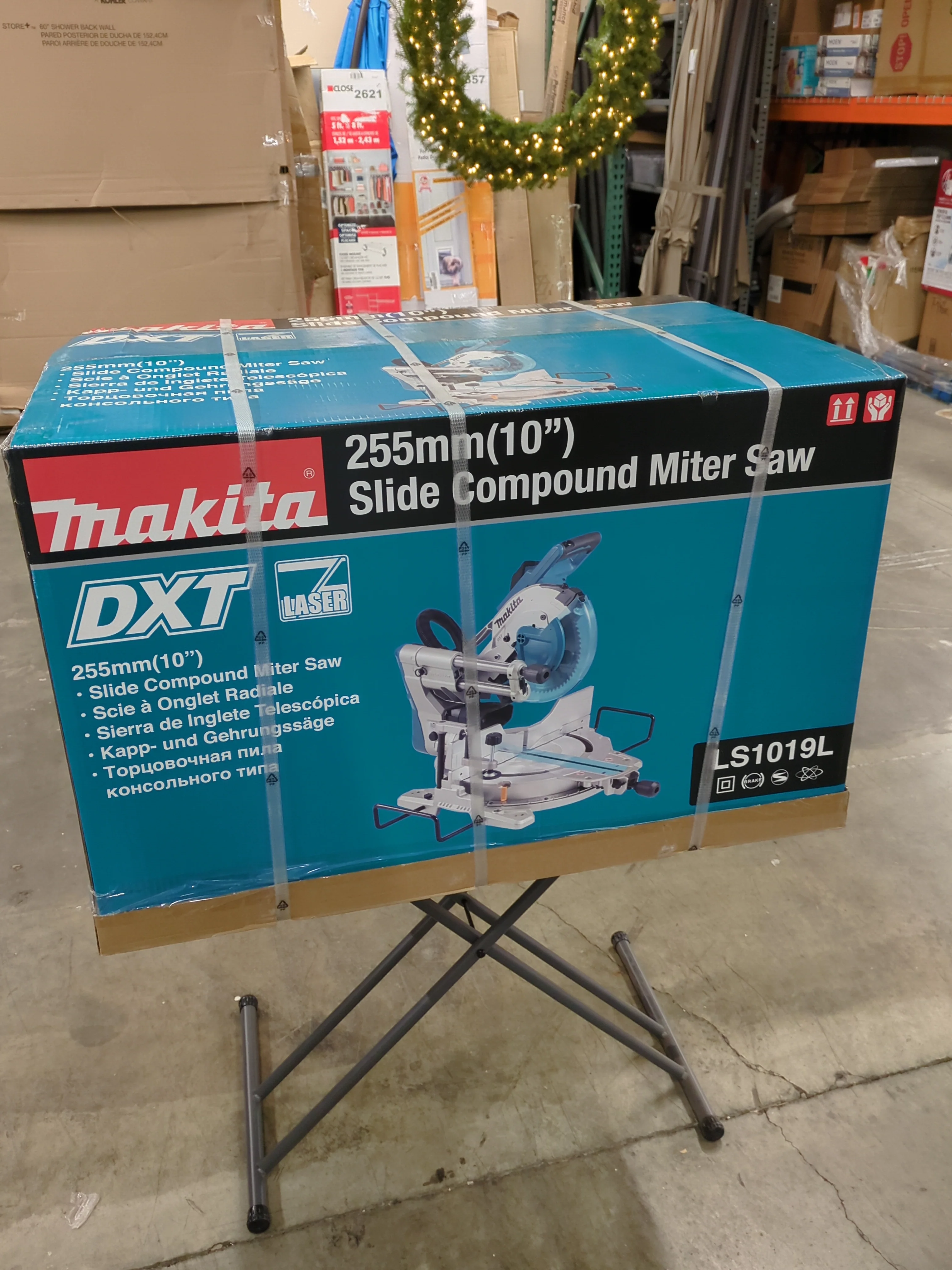 NEW - Makita LS1019L 10" Dual-Bevel Sliding Compound Miter Saw with Laser - Retail $739 - Image 3