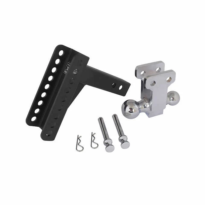 NEW - Trailer Valet 14,000 lbs Capacity  Steel Drop Hitch, 0-6" Drop, 2" and 2-5/16" Ball - Retail $119 - Image 2