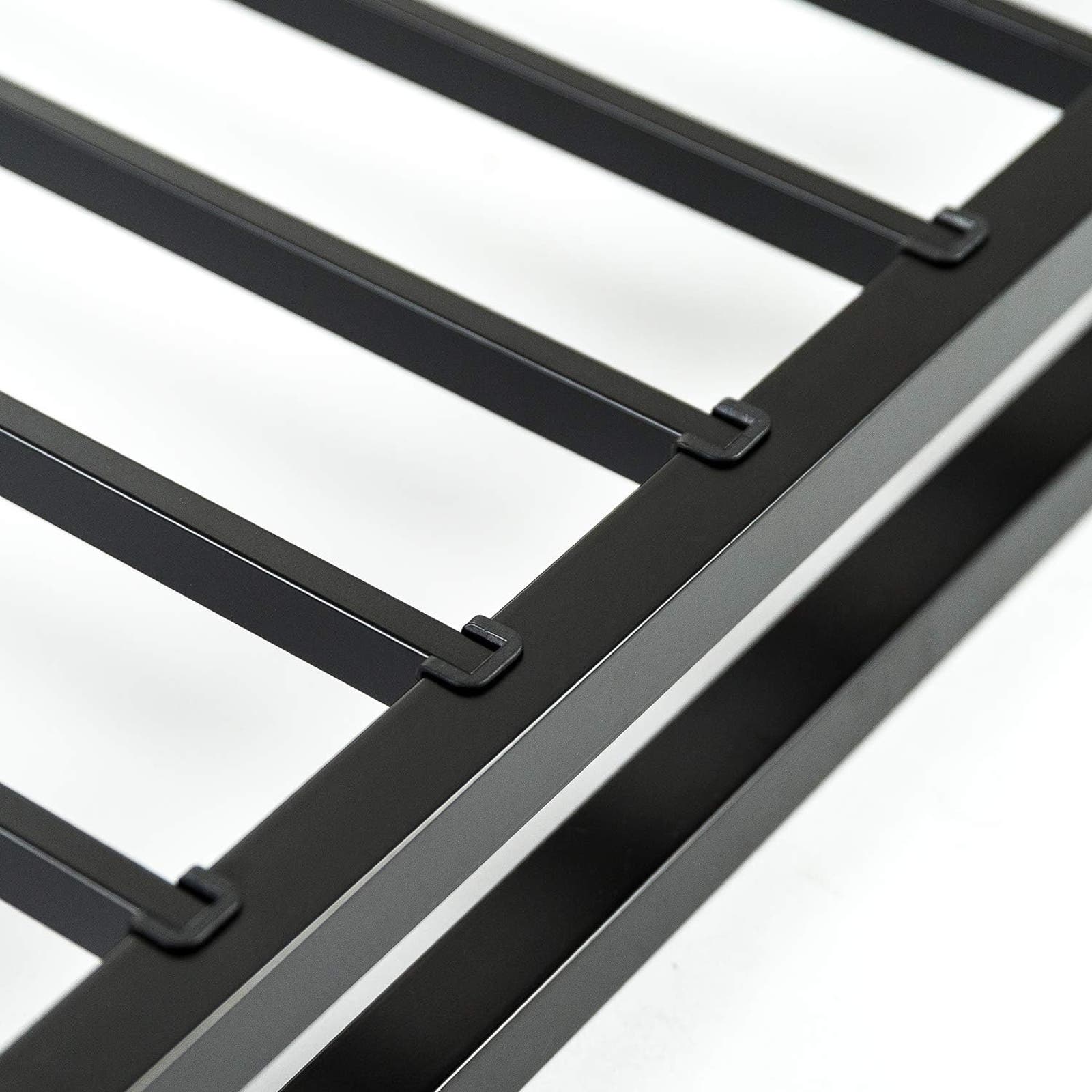 NEW - ZINUS KING Quick Lock Metal Smart Box Spring / 4 Inch Mattress Foundation / Strong Metal Structure / Easy Assembly, King,White - Retail $194 - Image 8