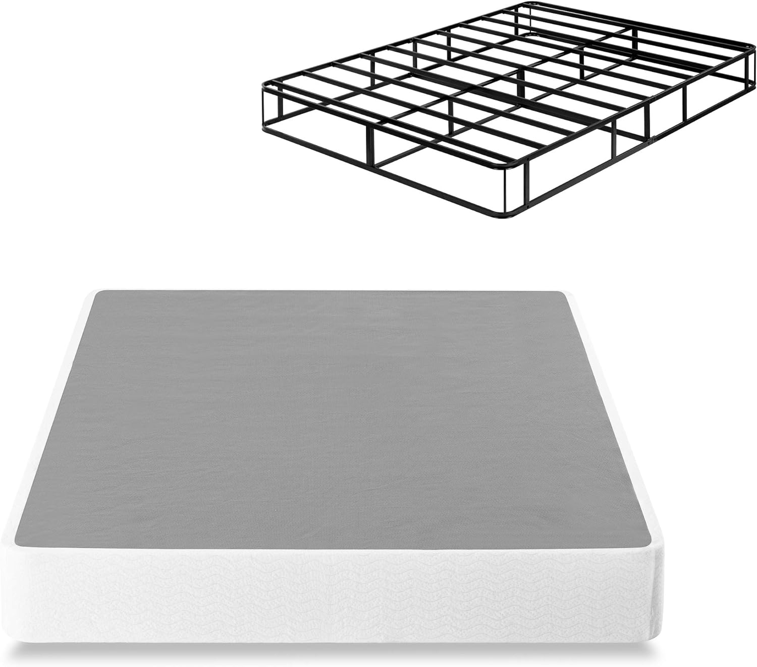Like NEW - Zinus 9 Inch Metal Smart Box Spring / Mattress Foundation, King - Retail $167 - Image 2