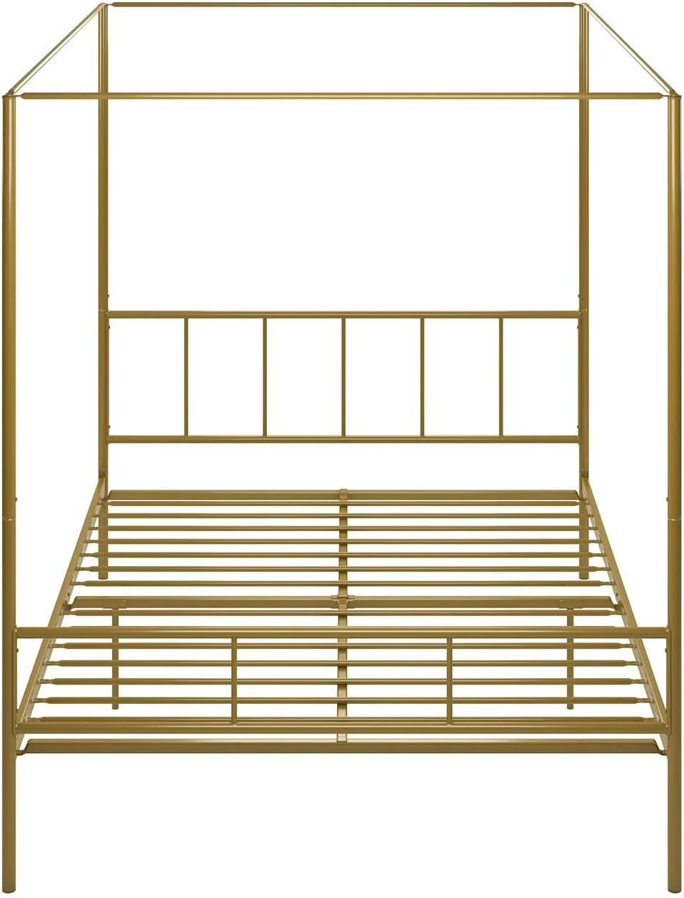 NEW - Novogratz FULL Marion Canopy Bed Frame, Gold - Retail $127 - Image 5
