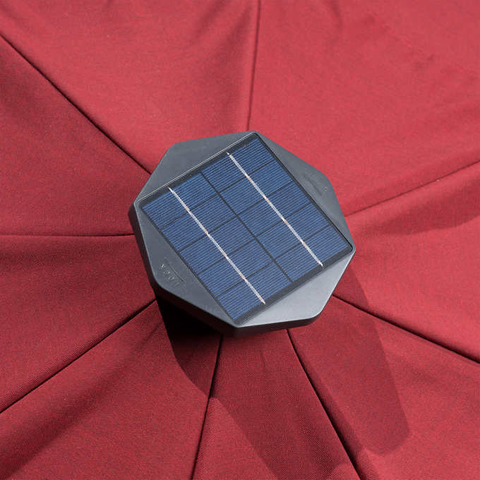 Sunvilla 10' Round Solar LED Market Umbrella - Retail $174 - Image 2