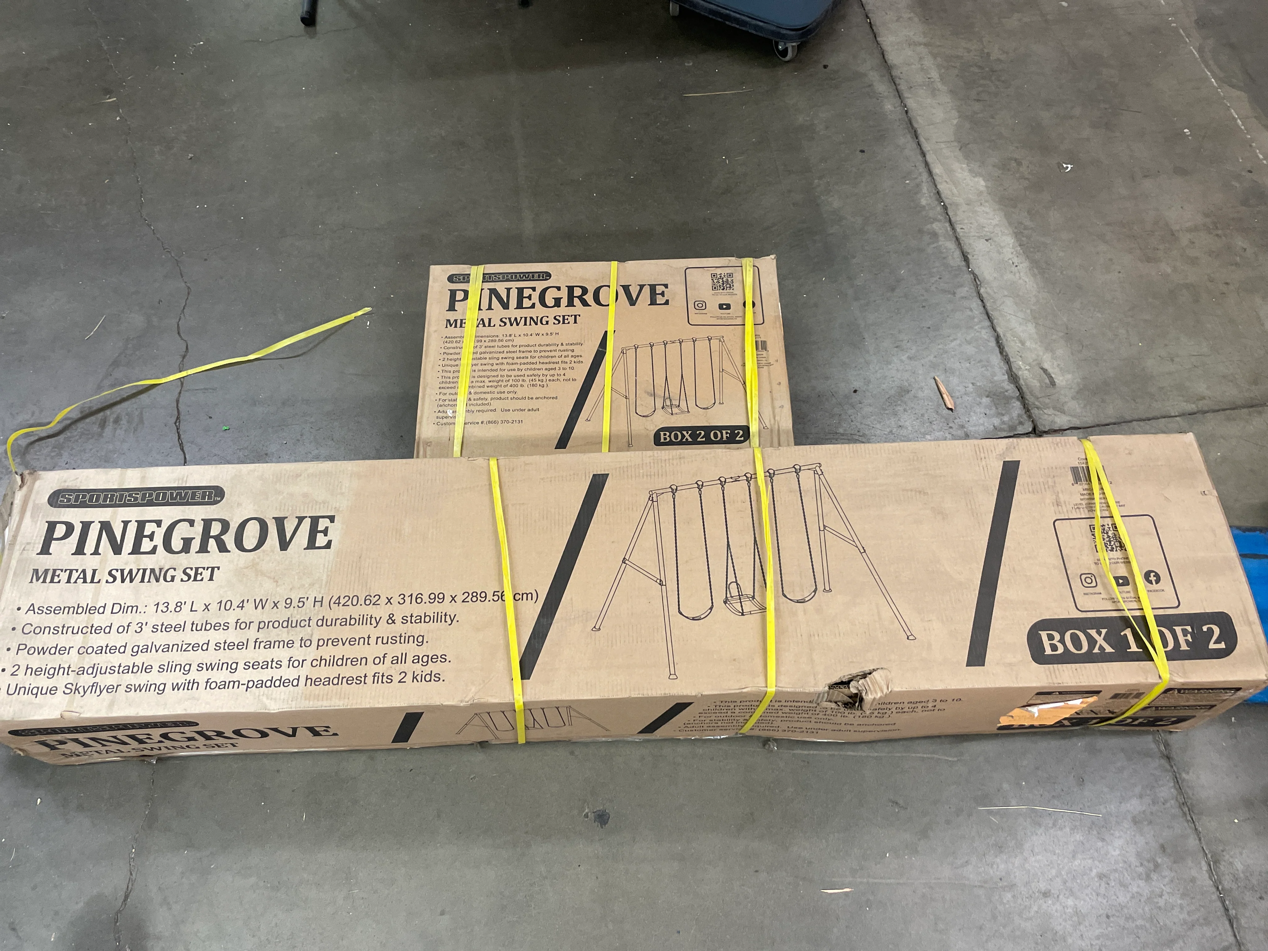 NEW in Box - Costco - Pine Grove 10ft Swing Set - Retail $299 - Image 7