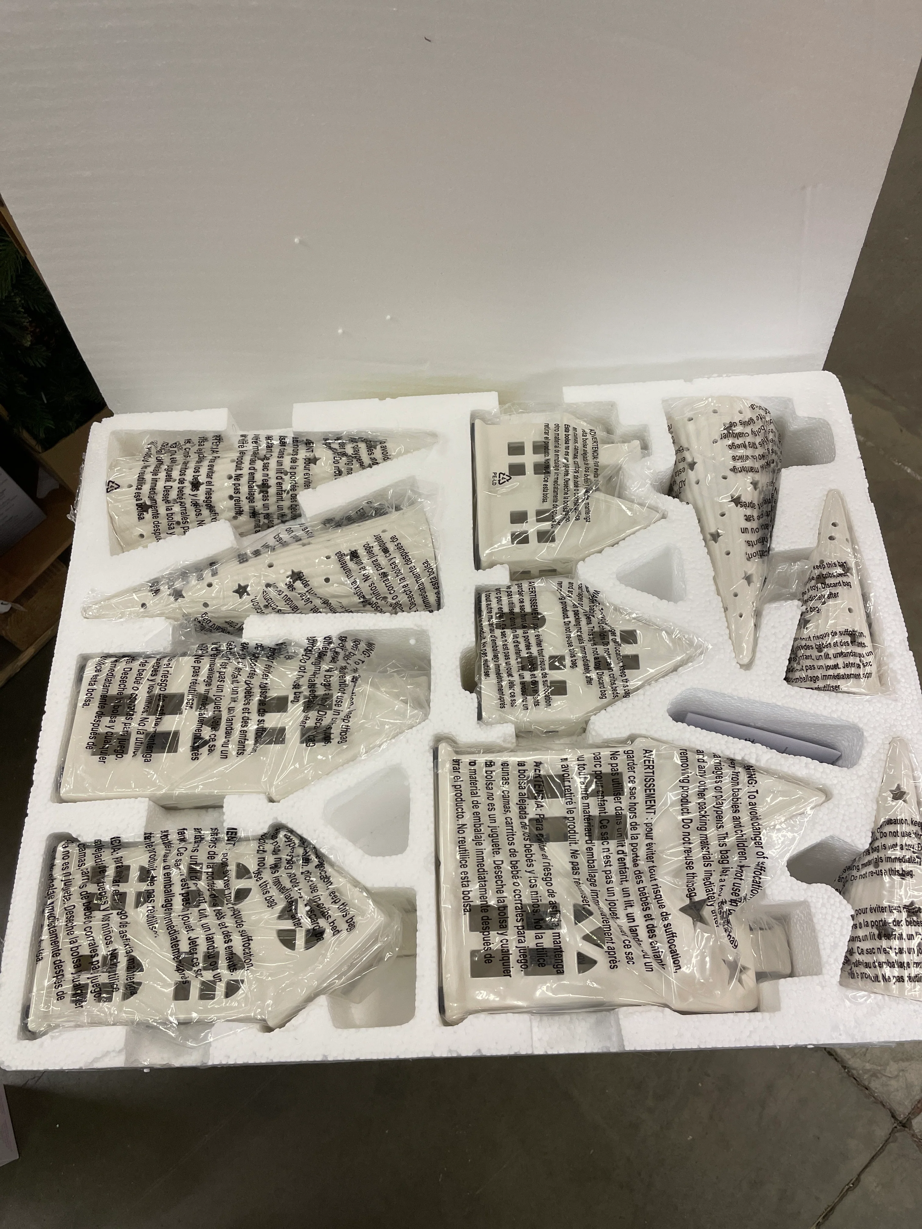 NEW - Costco - Ceramic Christmas Village - Retail $79 - Image 2