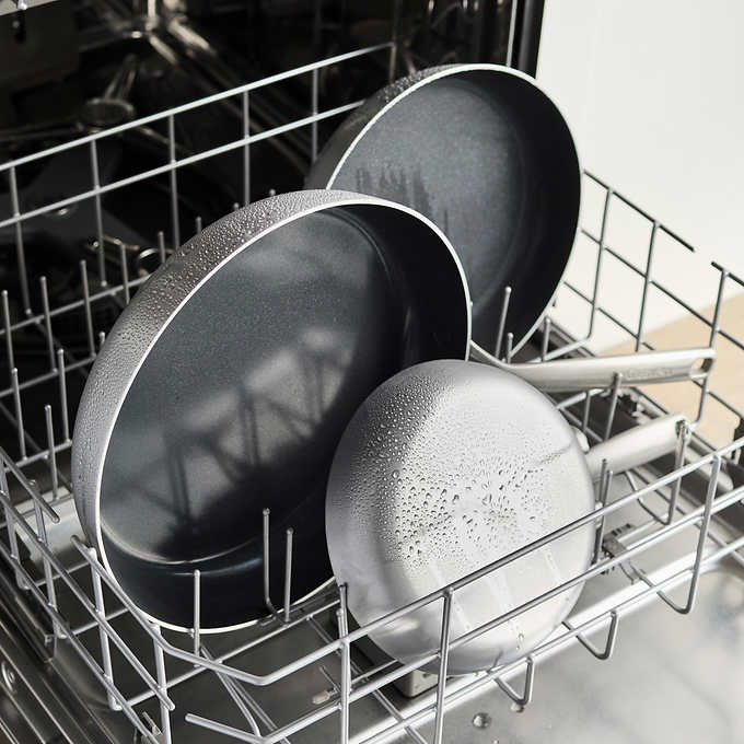 NEW - Costco - GreenPan GP5 Vista 5-ply Stainless Steel Ceramic Non Stick 3-piece Set - Retail $159 - Image 6