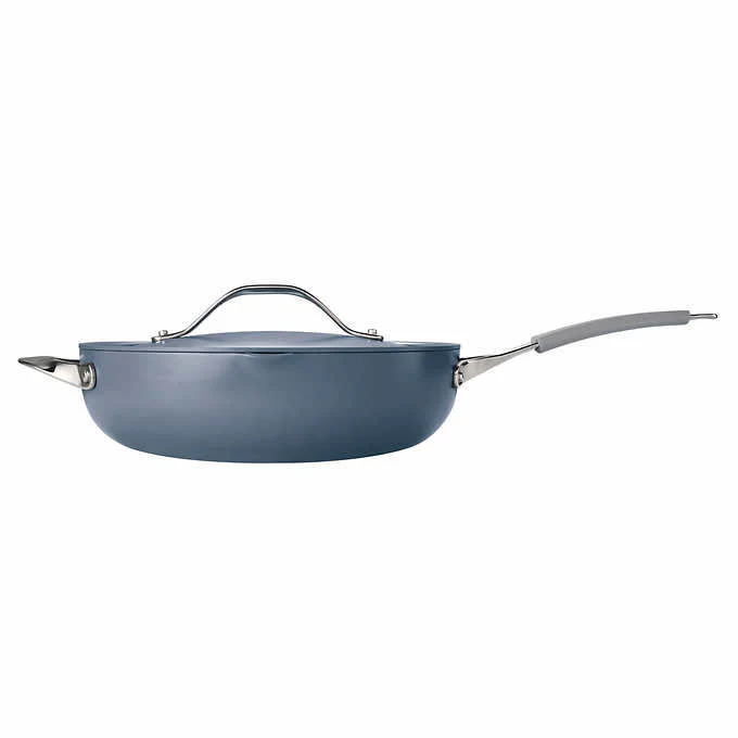 NEW - Tramontina Blue 5-Quarter All in One Pan Set - Retail $54 - Image 3