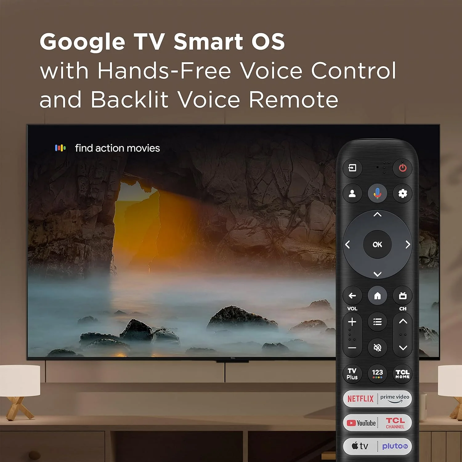 NEW - TCL 65-Inch QM8 QLED 4K Smart Mini LED TV with Google TV (65QM850G, 2023 Model) - Retail $1149 - Image 10