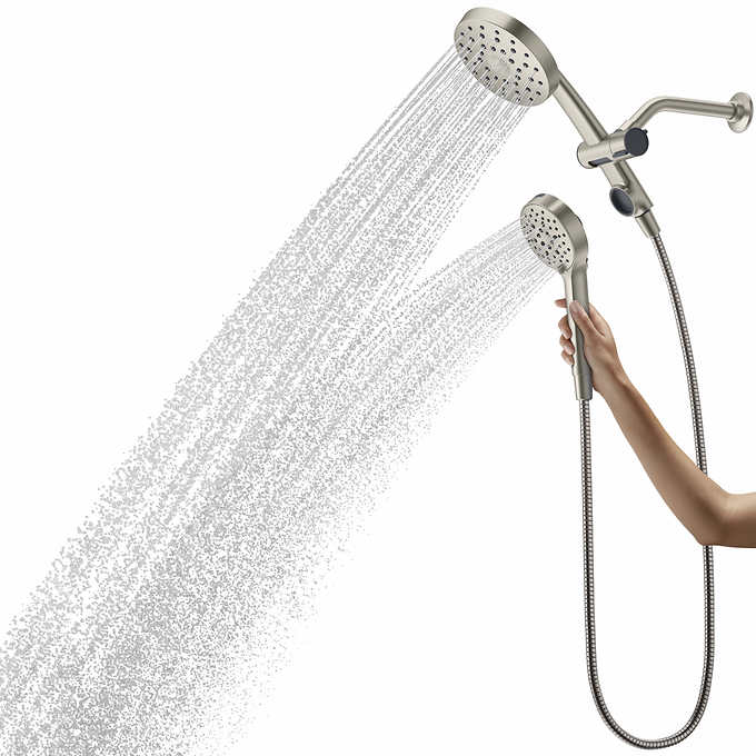 Kohler Prone - Brushed Nickel - 3-in-1 Multifunction Shower Head with PowerSweep - Image 7