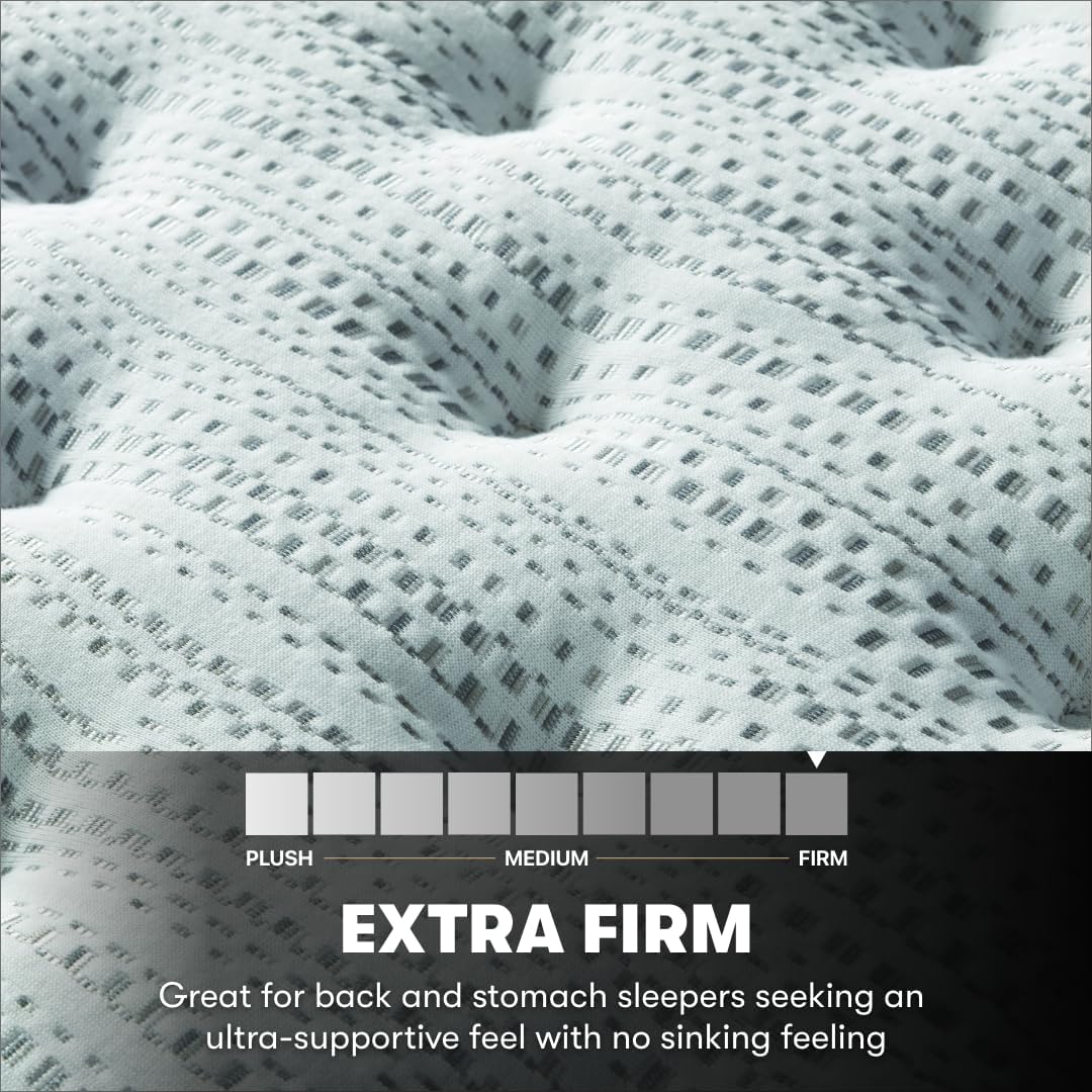 NEW - Beautyrest Silver BRS900 Extra Firm Queen Mattress, CertiPUR-US - Retail $836 - Image 3