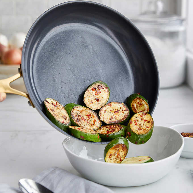 NEW - Costco - GreenPan Jewel 3-piece Ceramic Non-Stick Skillet Set - Retail $64 - Image 8