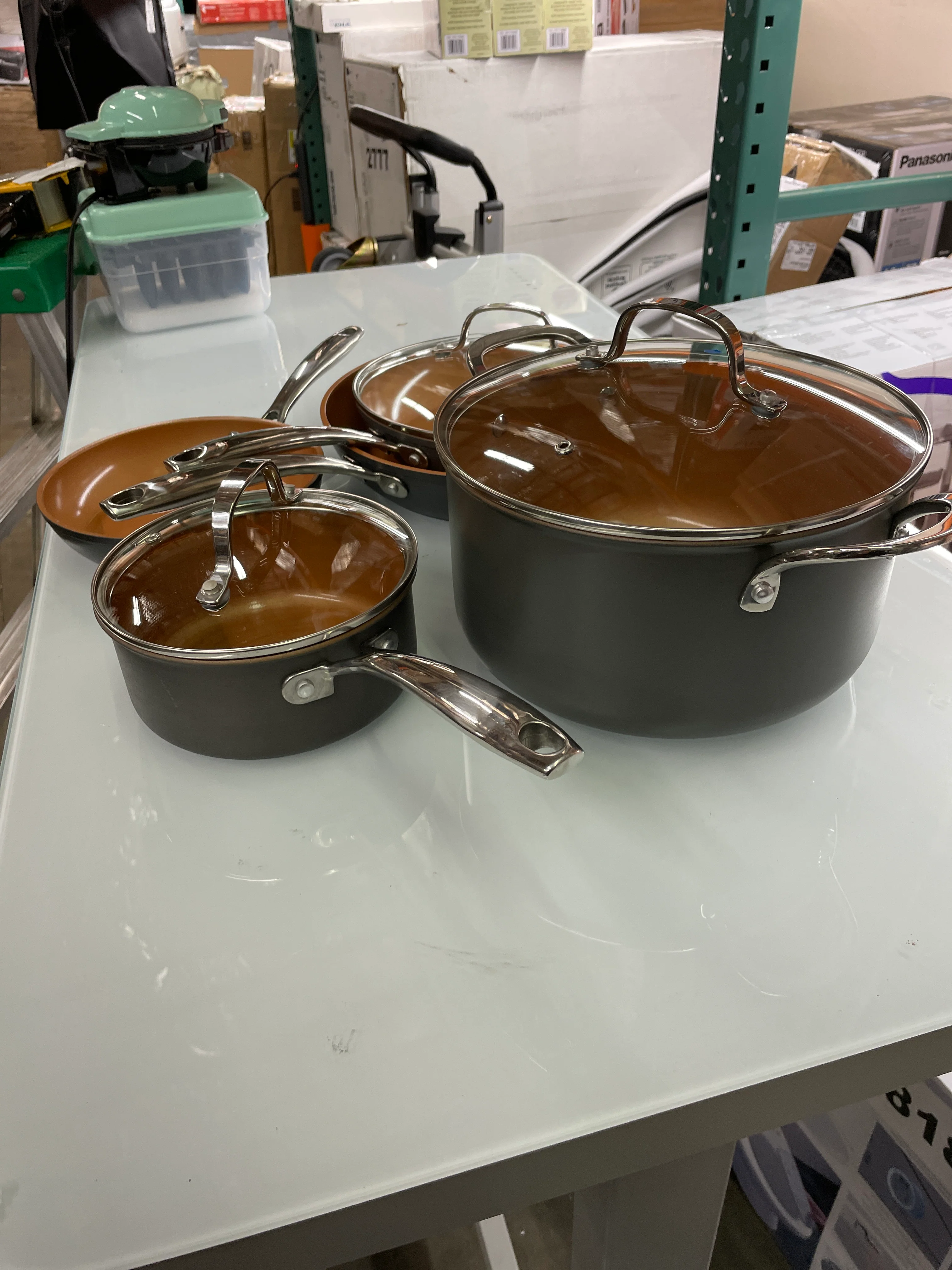Costco - Gotham Steel Pro 8 Piece Hard Anodized Cookware Set - Retail $99 - Image 8