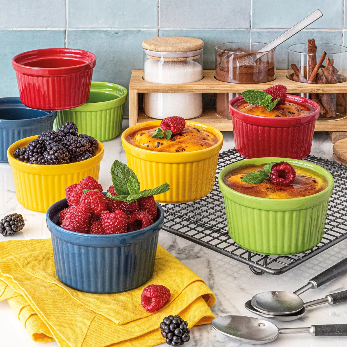 overandback "Cook & Serve" 8-piece Ramekin Set - Image 2
