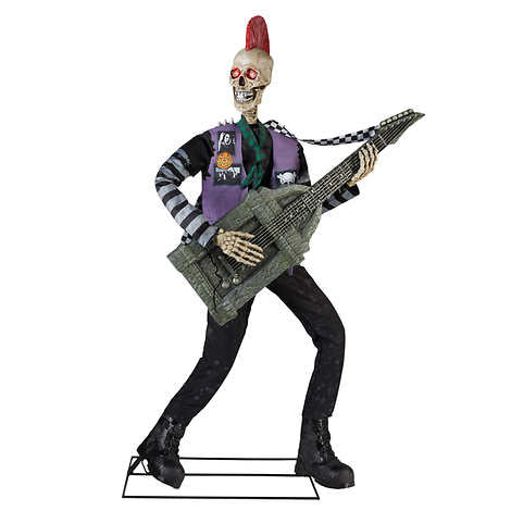NEW - Costco - Halloween Skeleton Punk Rocker 1.83 m (6 ft.) - Retail $240 - Image 2