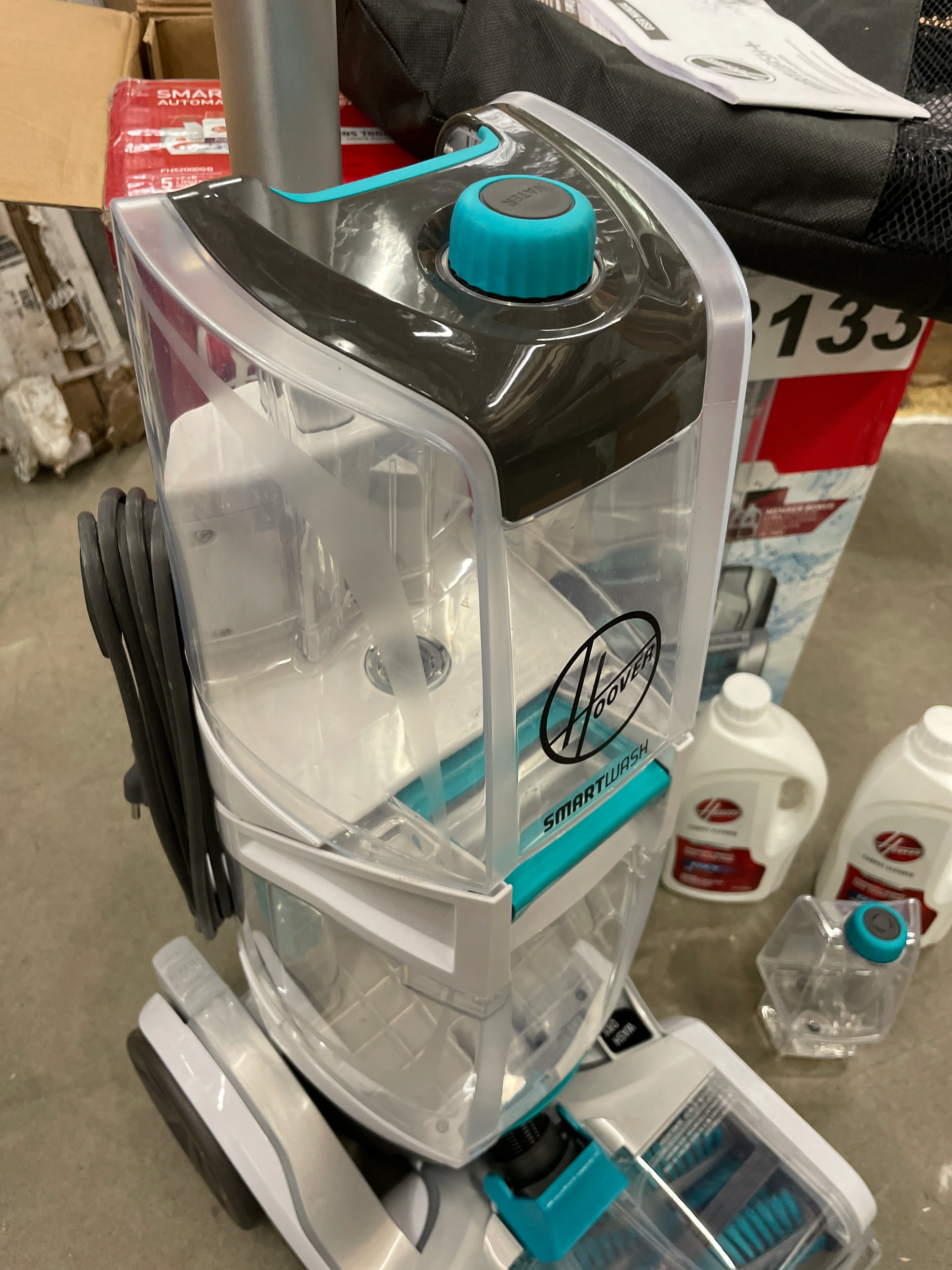 NEW - Costco - Hoover SmartWash+ Automatic Carpet Cleaner with Oxy Carpet Cleaner Solution - Retail $199 - Image 2