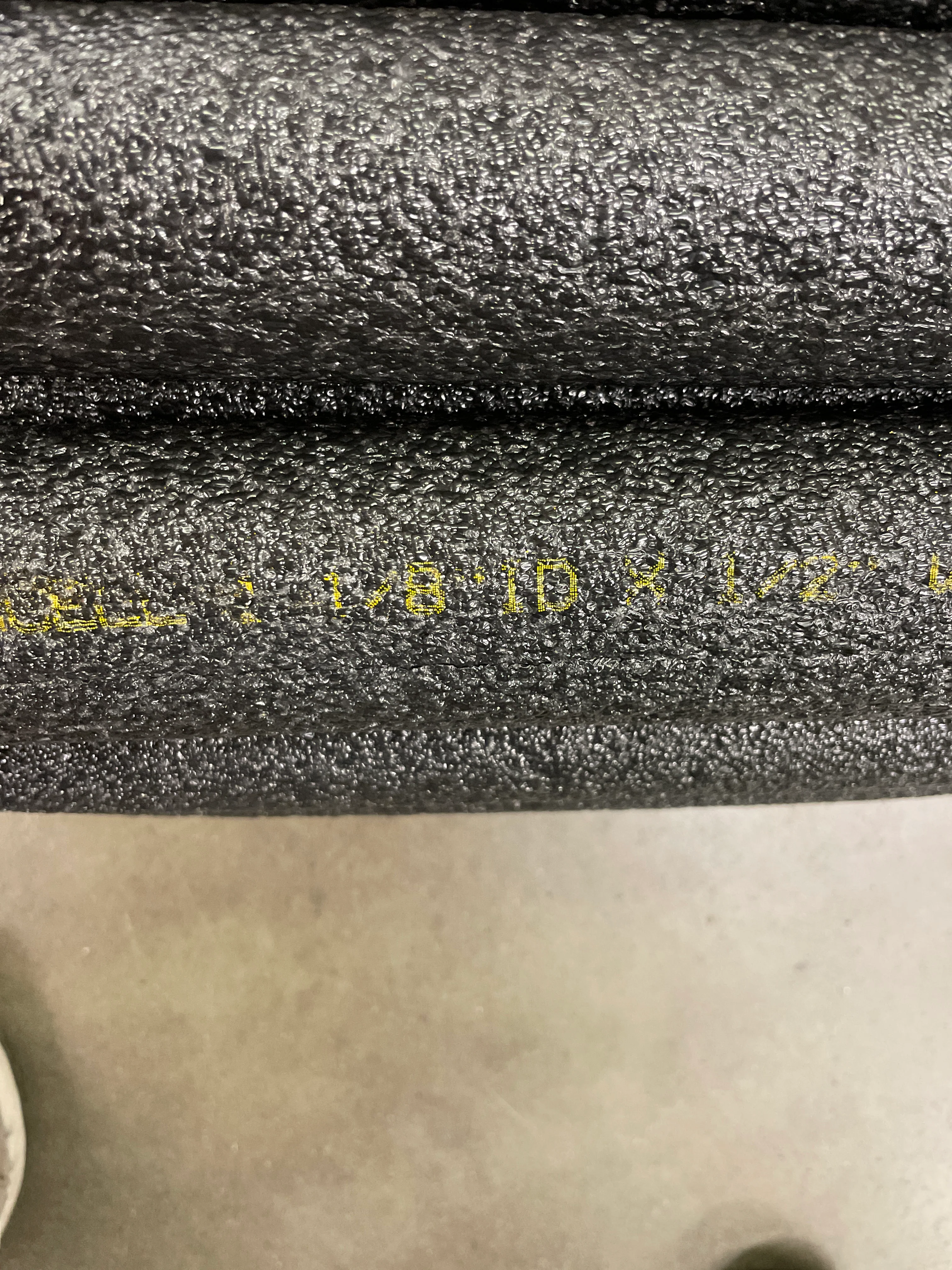 NEW - 1-1/8 in. x 1/2 in. Semi Slit Polyethylene Foam Pipe Insulation - 120 feet - Retail $90 - Image 5