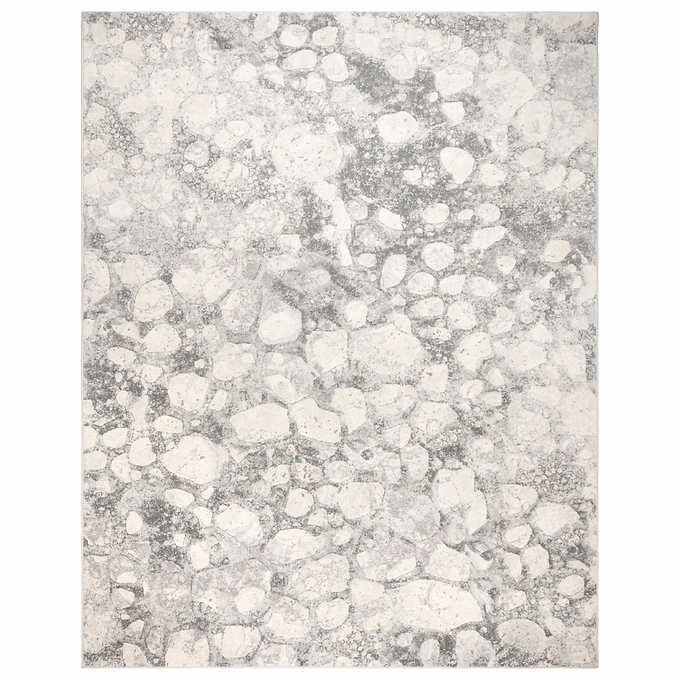 NEW - Costco - Avia Area Rug, Uma Grey 8'8" x 13' - Retail $599